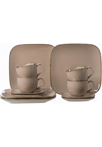 Kaffeeservice »Geschirr-Set, Service CASA«, (Set, 12 tlg.)