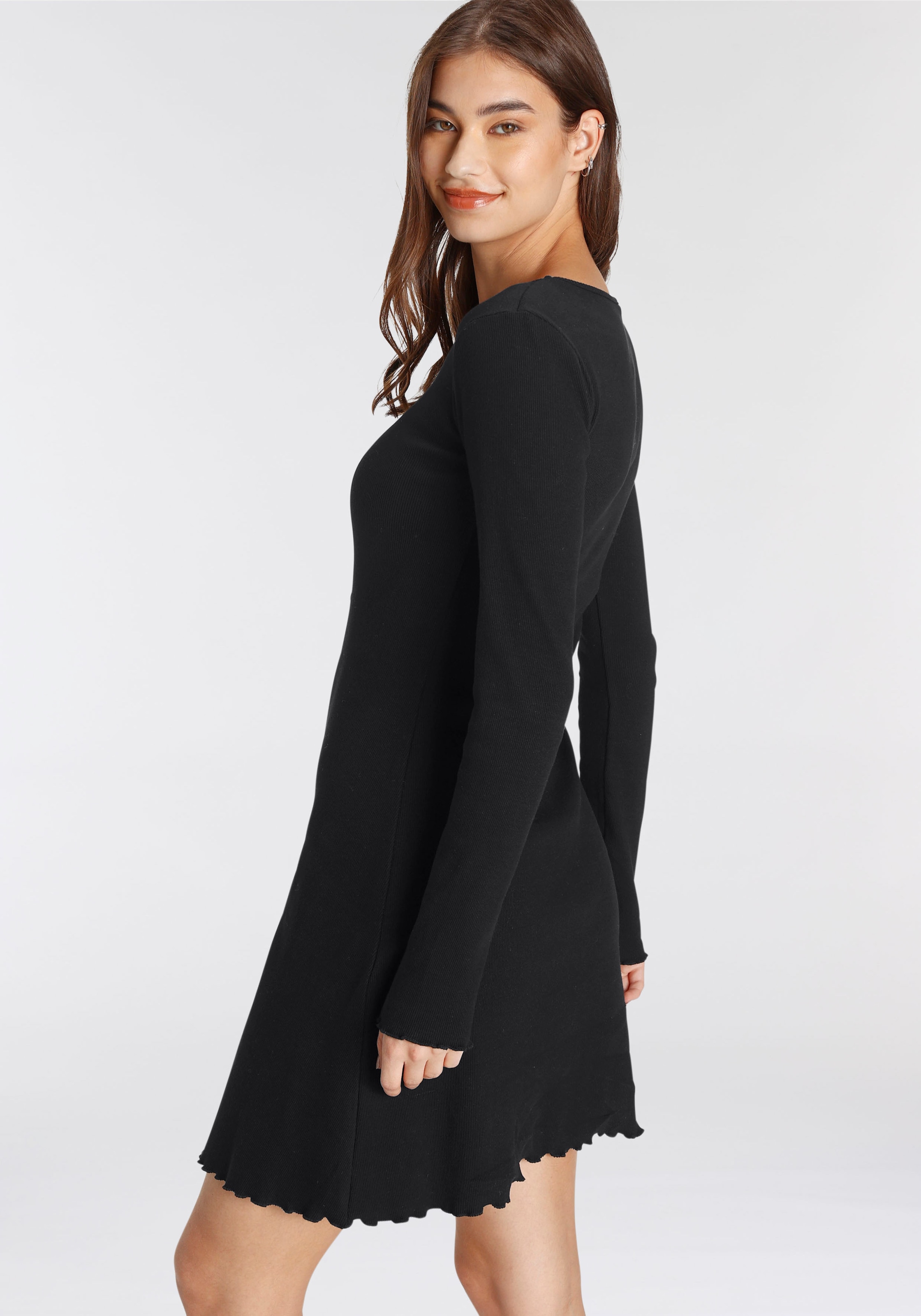 AJC Minikleid, mit Zierknopfleiste
