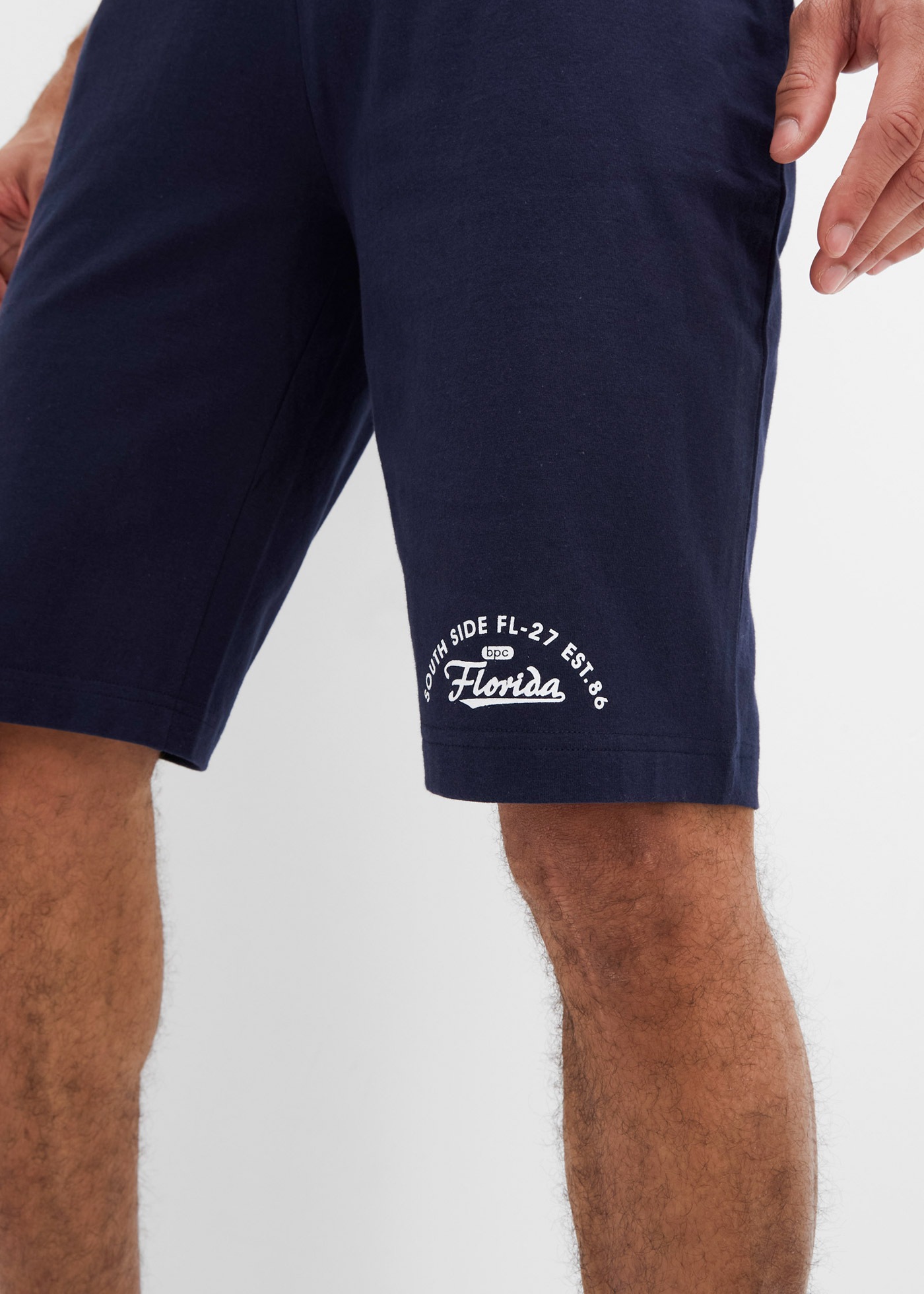 bonprix Bermudas  aus Baumwolle, mit Kordelverschluss, Regular Fit