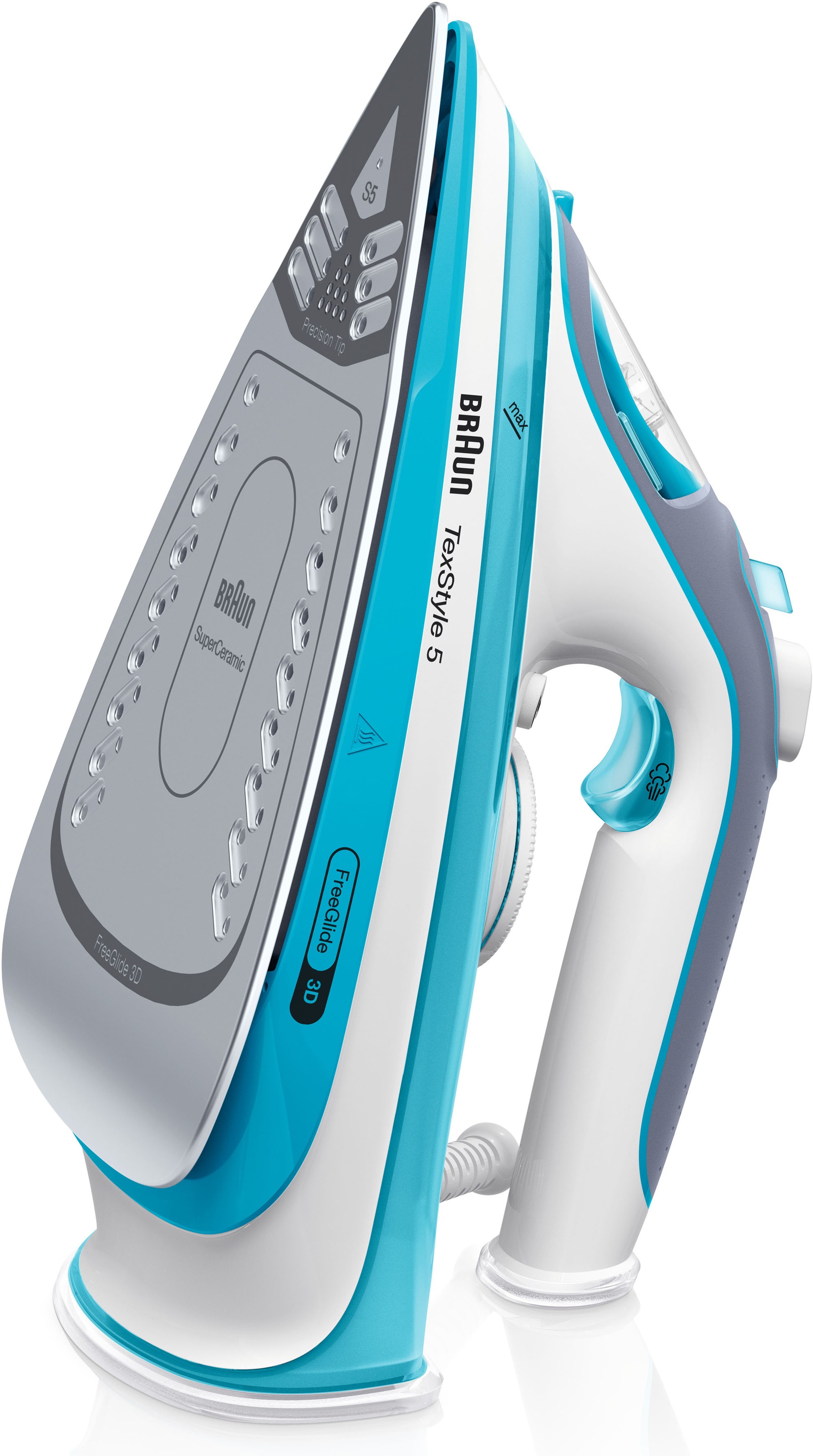 Braun Dampfbügeleisen »TexStyle 5 SI 5006 BL - 2.600 W, 180 g Dampfstoß, 30 günstig online kaufen