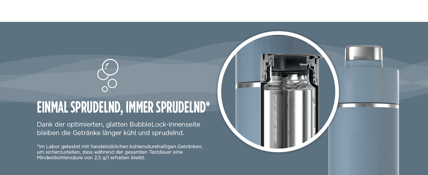 NINJA Isolierflasche »Ninja Thirsti Reiseflasche – 530 ml DW1801EUU / 700 ml DW2401EUU«, Getränke bleiben 24 Stunden kalt, 12 Stunden heiß, Eis hält 2 Tage