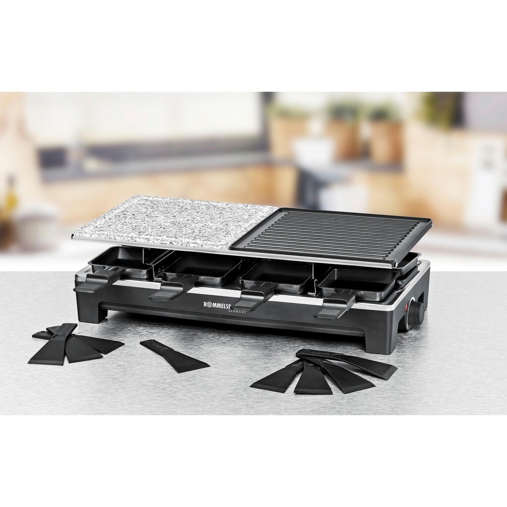 Rommelsbacher Raclette »RCS 1350«, 8 St. Raclettepfännchen, 1350 W