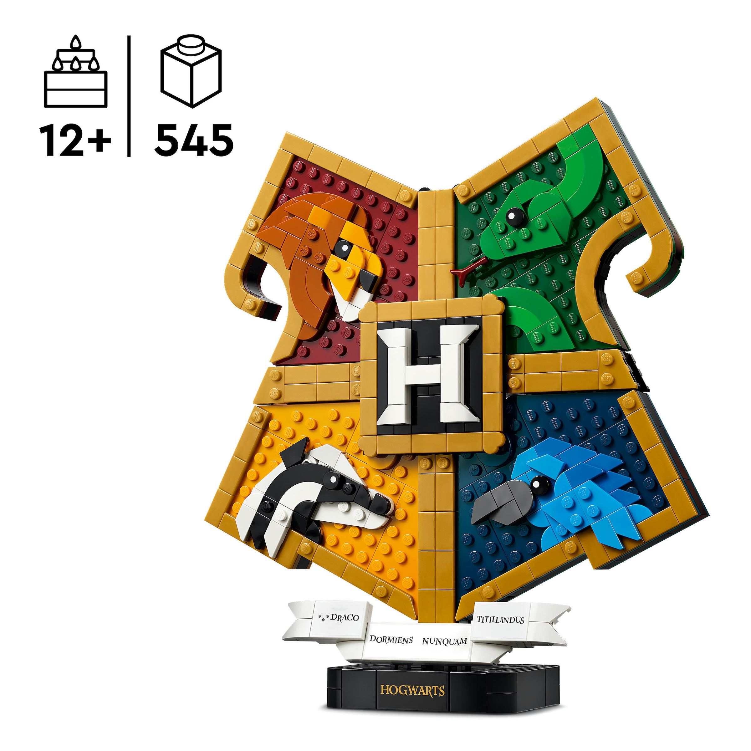 LEGO® Konstruktionsspielsteine »Hogwarts Hauswappen (76462), LEGO Harry Potter« Made in Europe