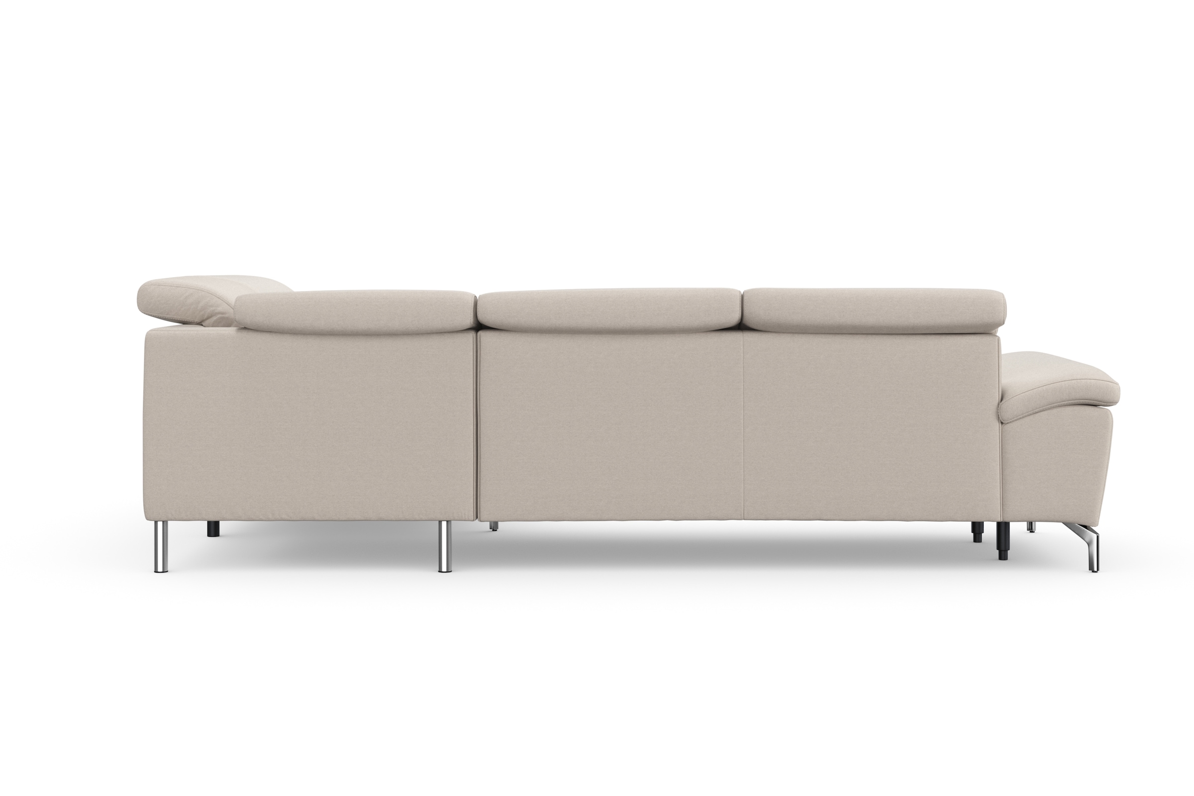 sit&more Ecksofa »Cool L-Form«, wahlweise mit Kopfteilverstellung und Vorziehsitz, motorisch