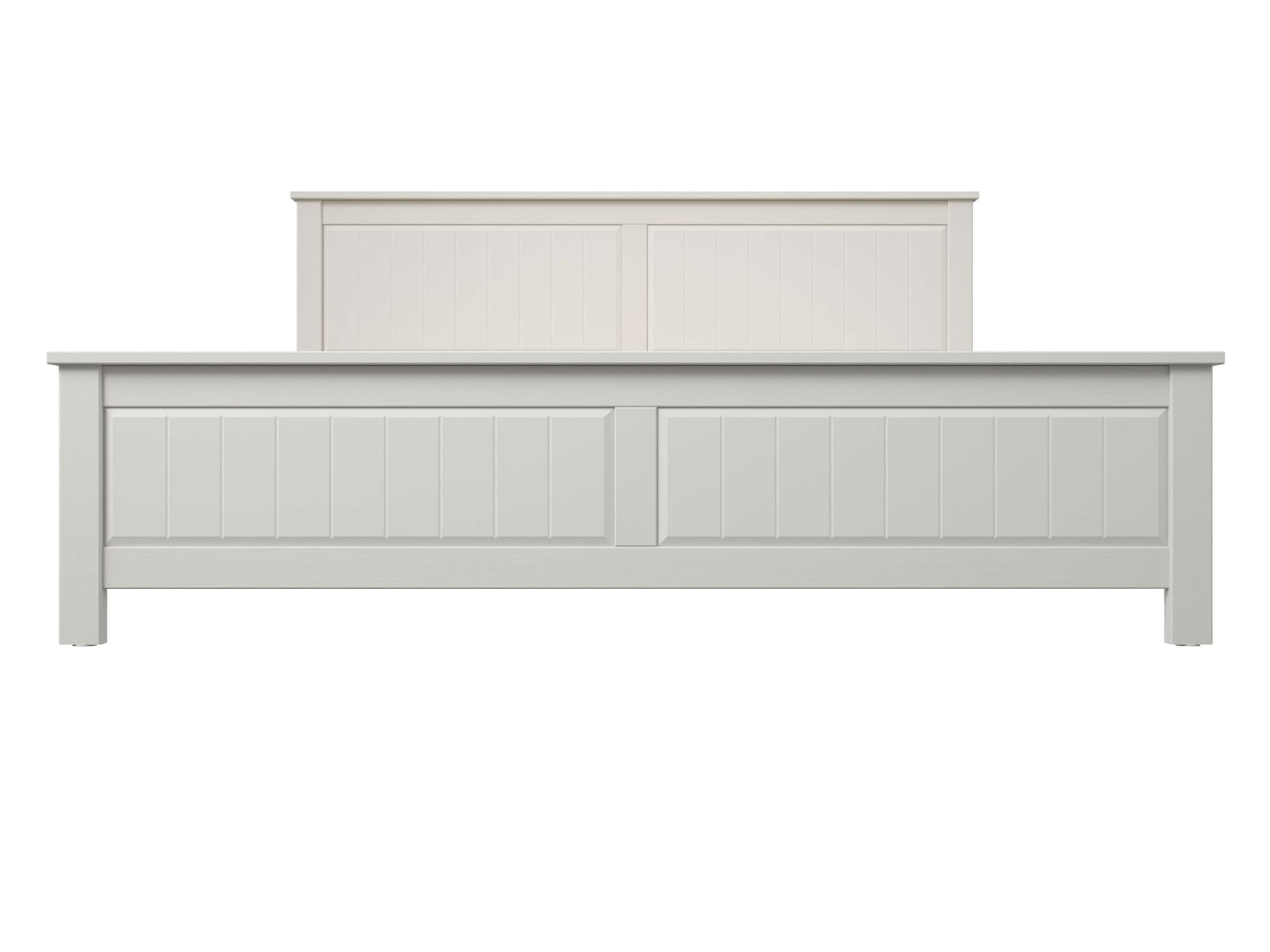 OTTO home Massivholzbett »Northwood, Landhausstil, mit Lamellen und Kassetten, Made in EU« Liegefläche 180x200cm,  inklusive Lattenrost, stilvolles Design, Schubkasten optional (748832)