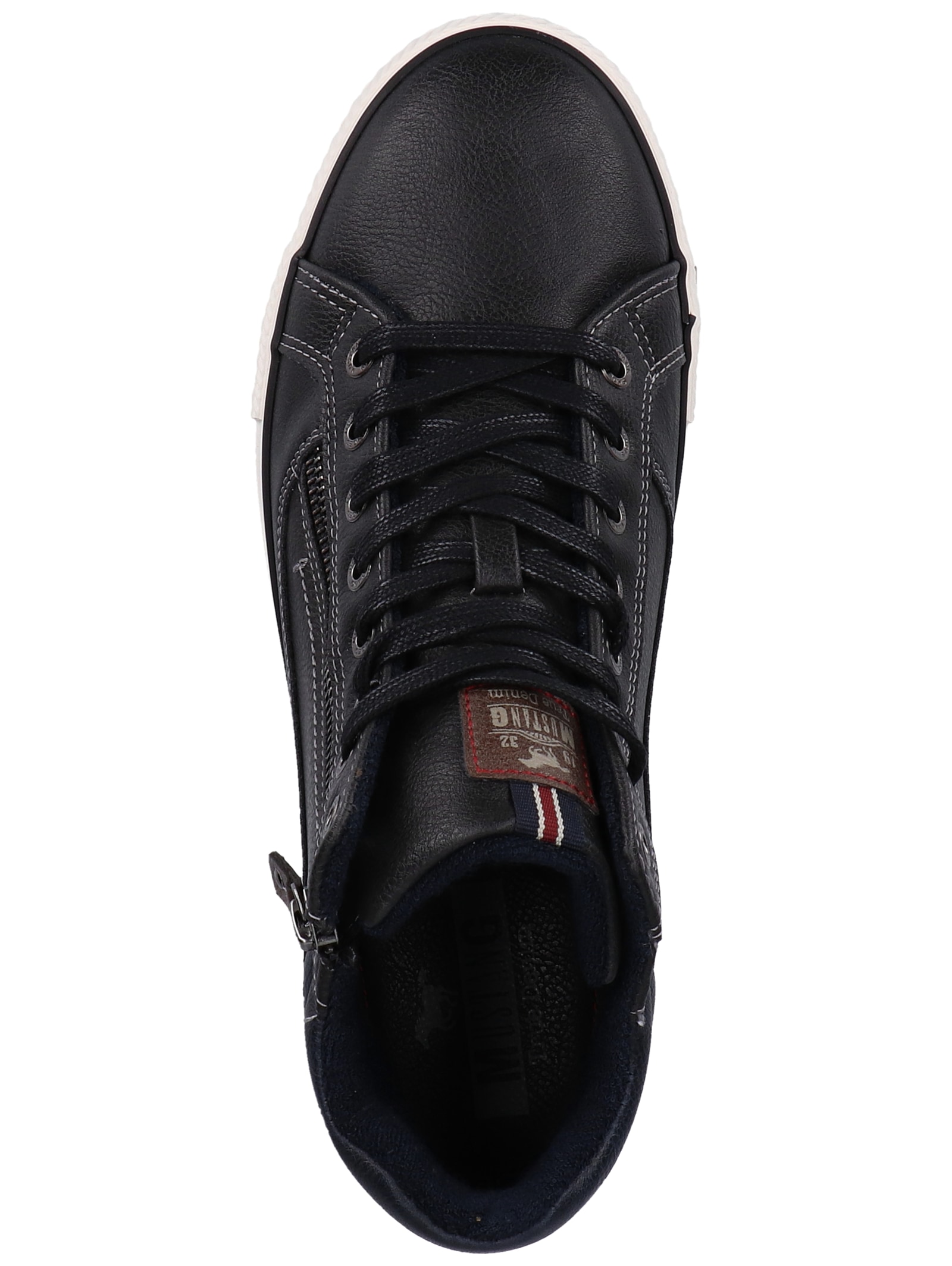 Mustang Shoes Schnürstiefelette »Mustang Shoes Sneaker Lederimitat«