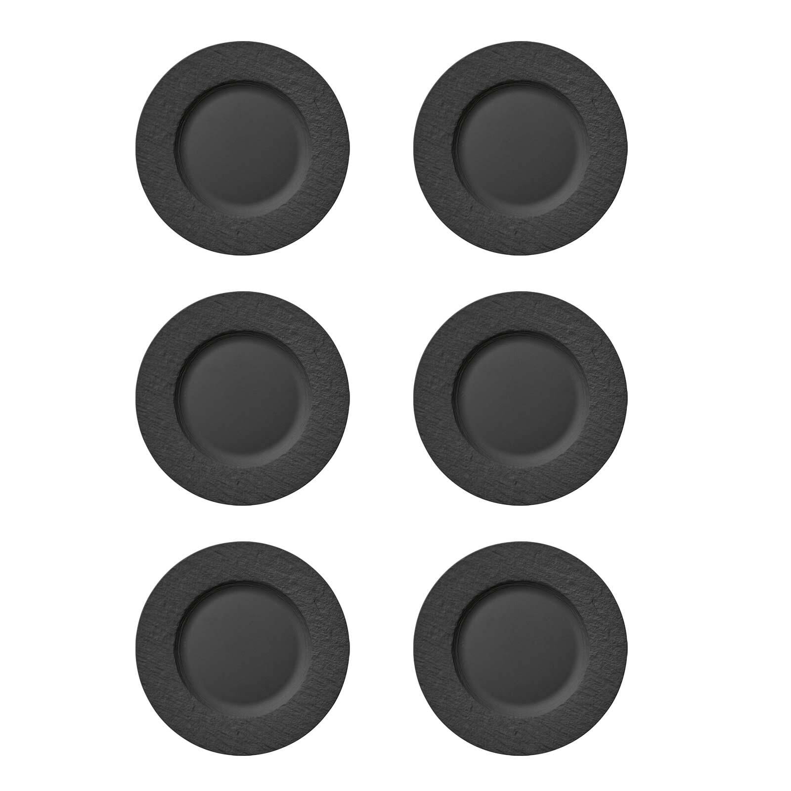 Villeroy & Boch Speiseteller »Speiseteller Manufacture Rock ø 27.0 cm 6er S günstig online kaufen