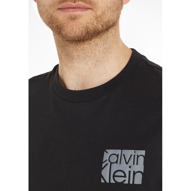 Calvin Klein Logo mit Kurzarmshirt, der online Calvin Brust Klein kaufen auf