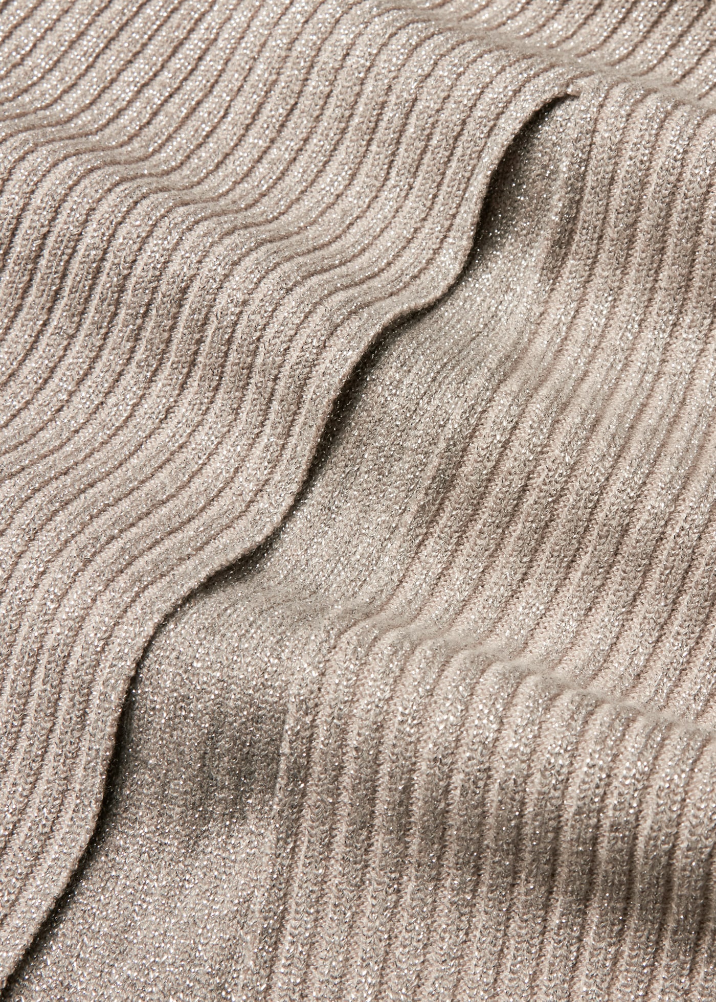 bonprix Strickrock »Strickrock aus fließendem Viskose-Mix« mit Glitzer-Details und seitlichem Schlitz