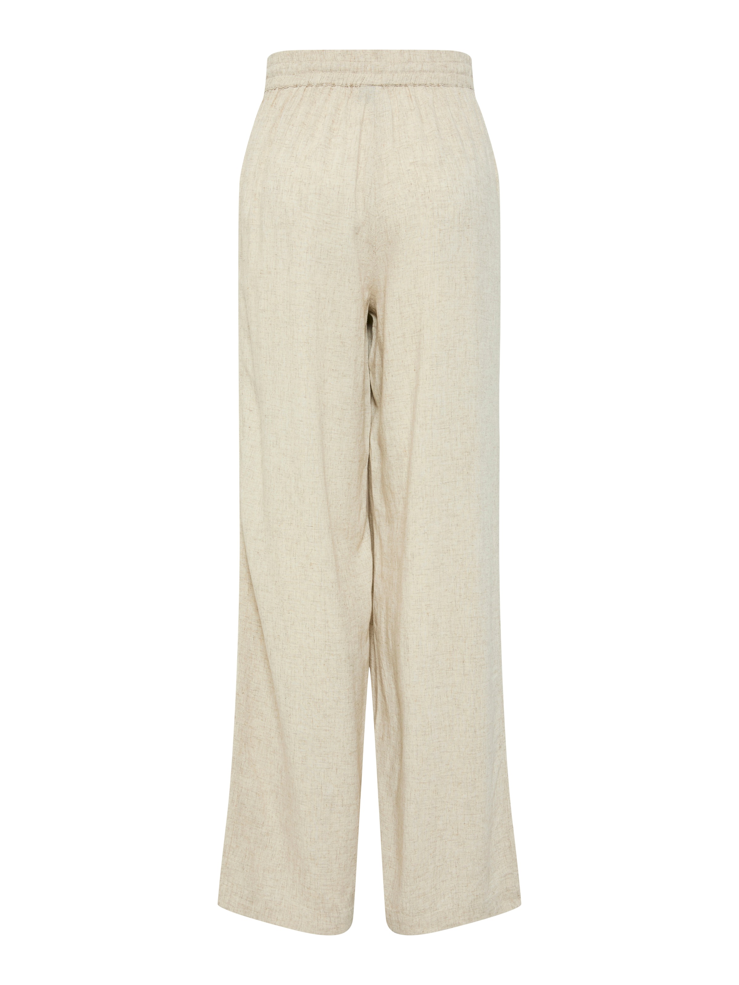 pieces Schlupfhose »PCPIA HW WIDE PANTS WVN NOOS«, Sommerhose, mit Leinen