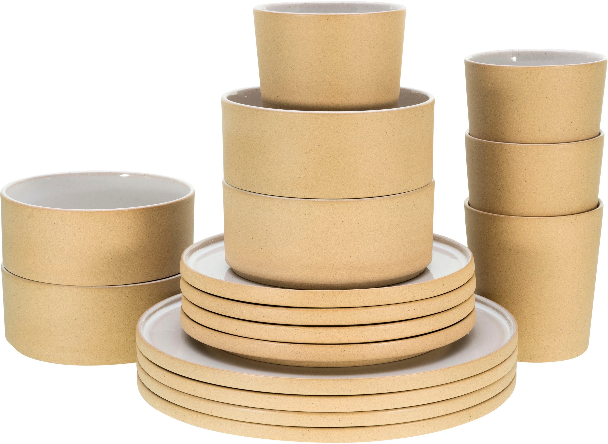 CreaTable Kombiservice »Futuro« Service, je 4 Speiseteller, Dessertteller, günstig online kaufen