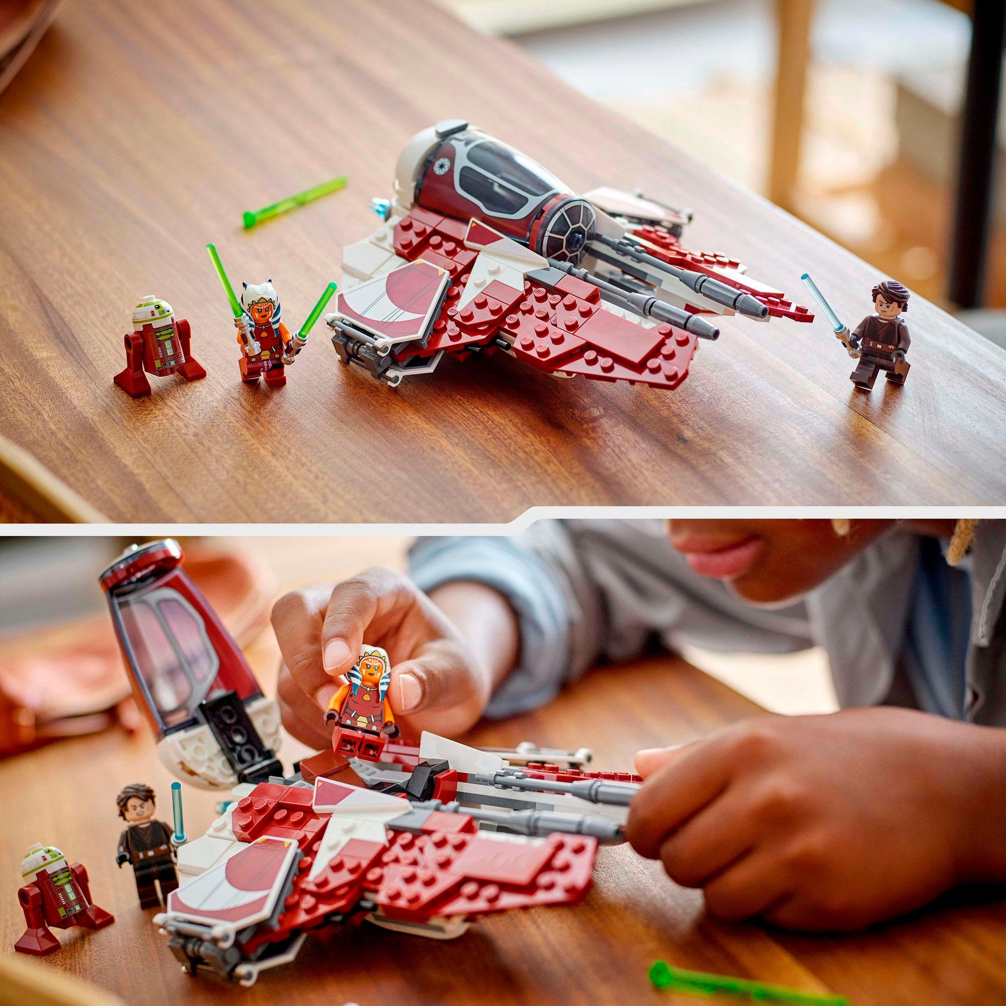 LEGO® Konstruktionsspielsteine »Ahsokas Jedi Interceptor™ (75401), LEGO Star Wars«, (290 St.), Made in Europe