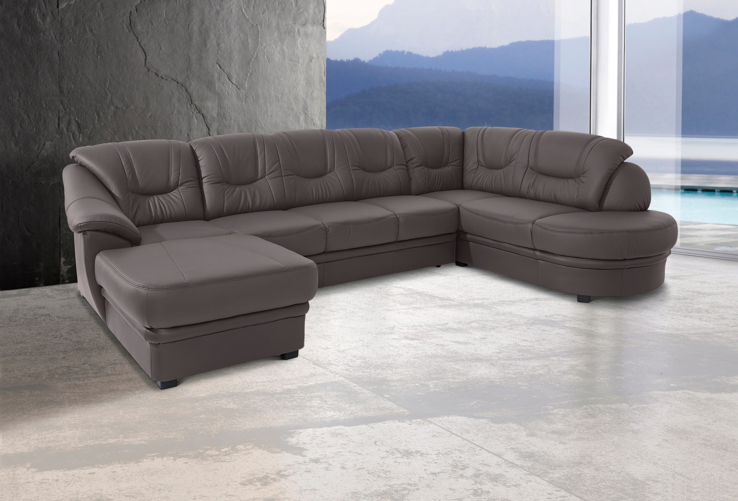 sit&more Wohnlandschaft »Savoni U-Form«, wahlweise mit Bettfunktion