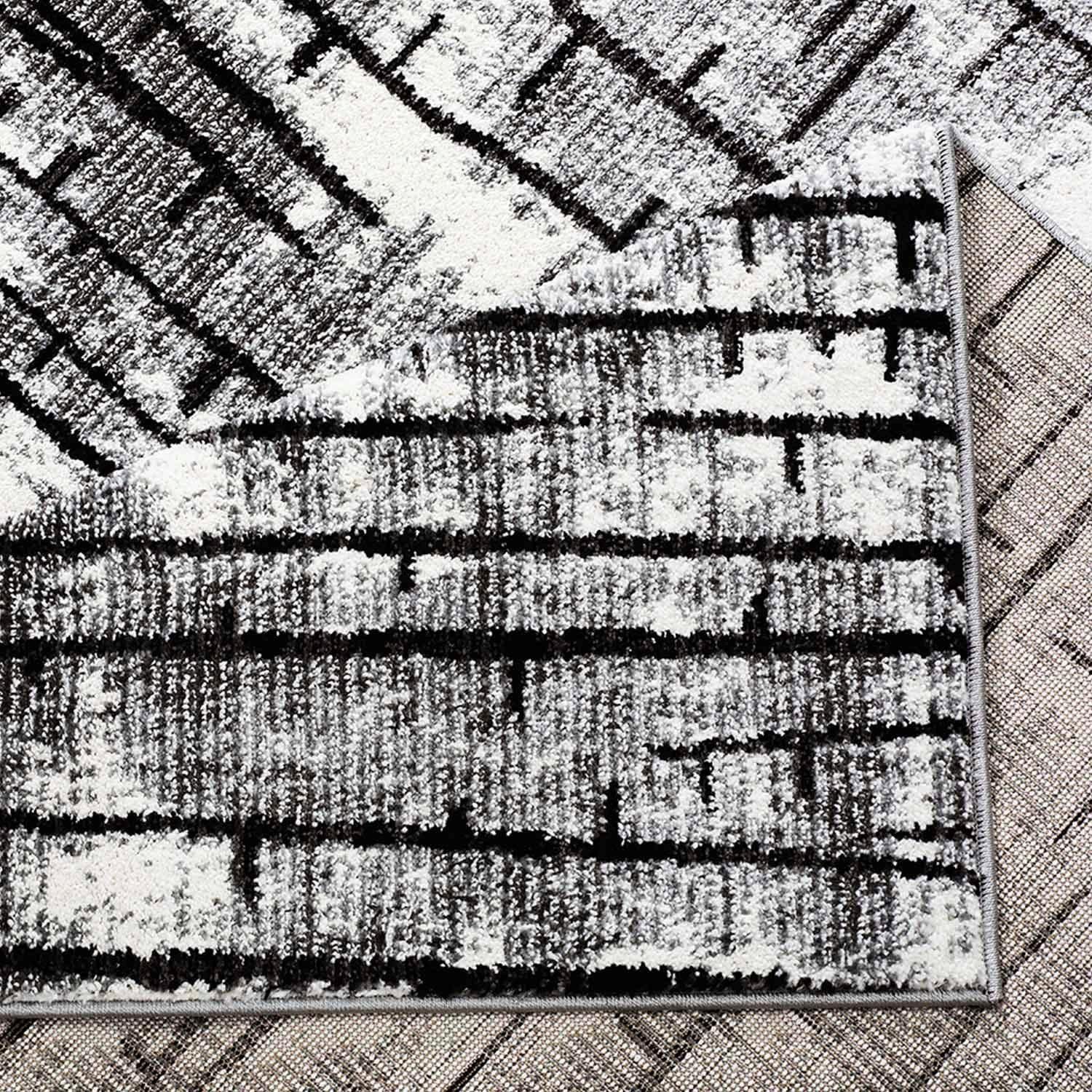Carpet City Teppich »Moda 1139«, rechteckig, 11 mm Höhe, Läufer, weicher Kurzflor, abstrakt, Wohnzimmer
