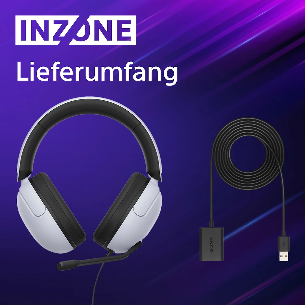 Sony Gaming-Headset »INZONE H3«, Geräuschisolierung