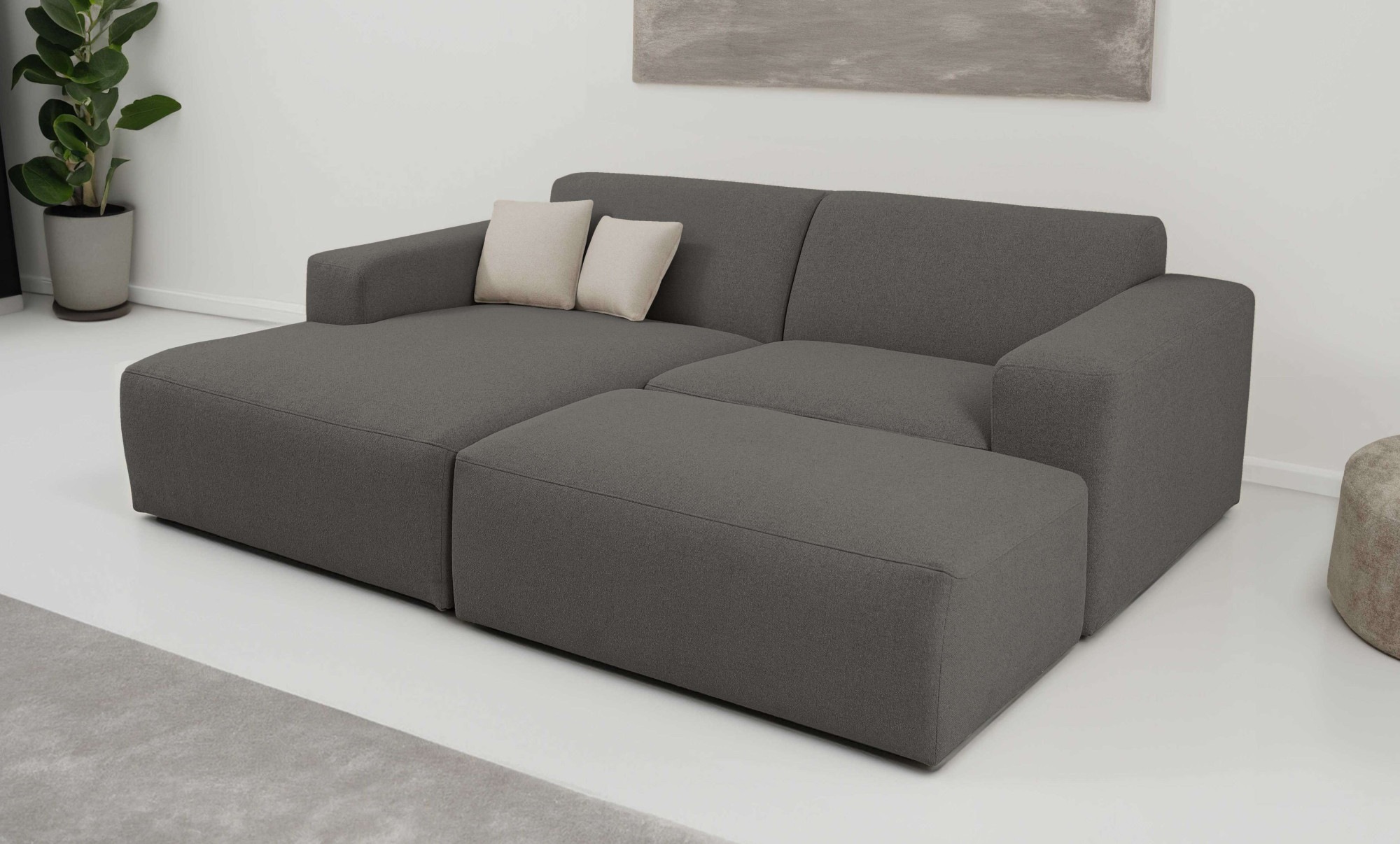 OTTO home Ecksofa »Koa,228cm, L-Form, Modulsofa, Webstoff, Cord, Struktur, günstig online kaufen