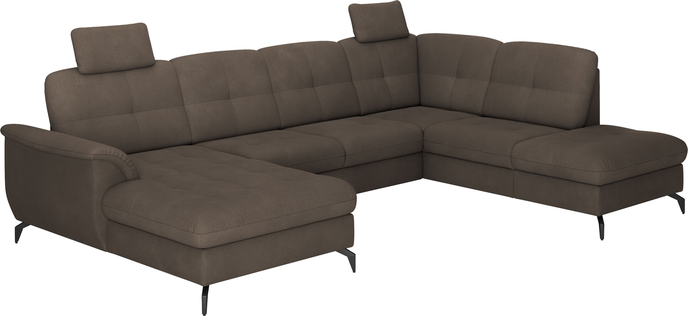 sit&more Wohnlandschaft »Zora U-Form«, wahlweise mit Bettfunktion und Bettkasten
