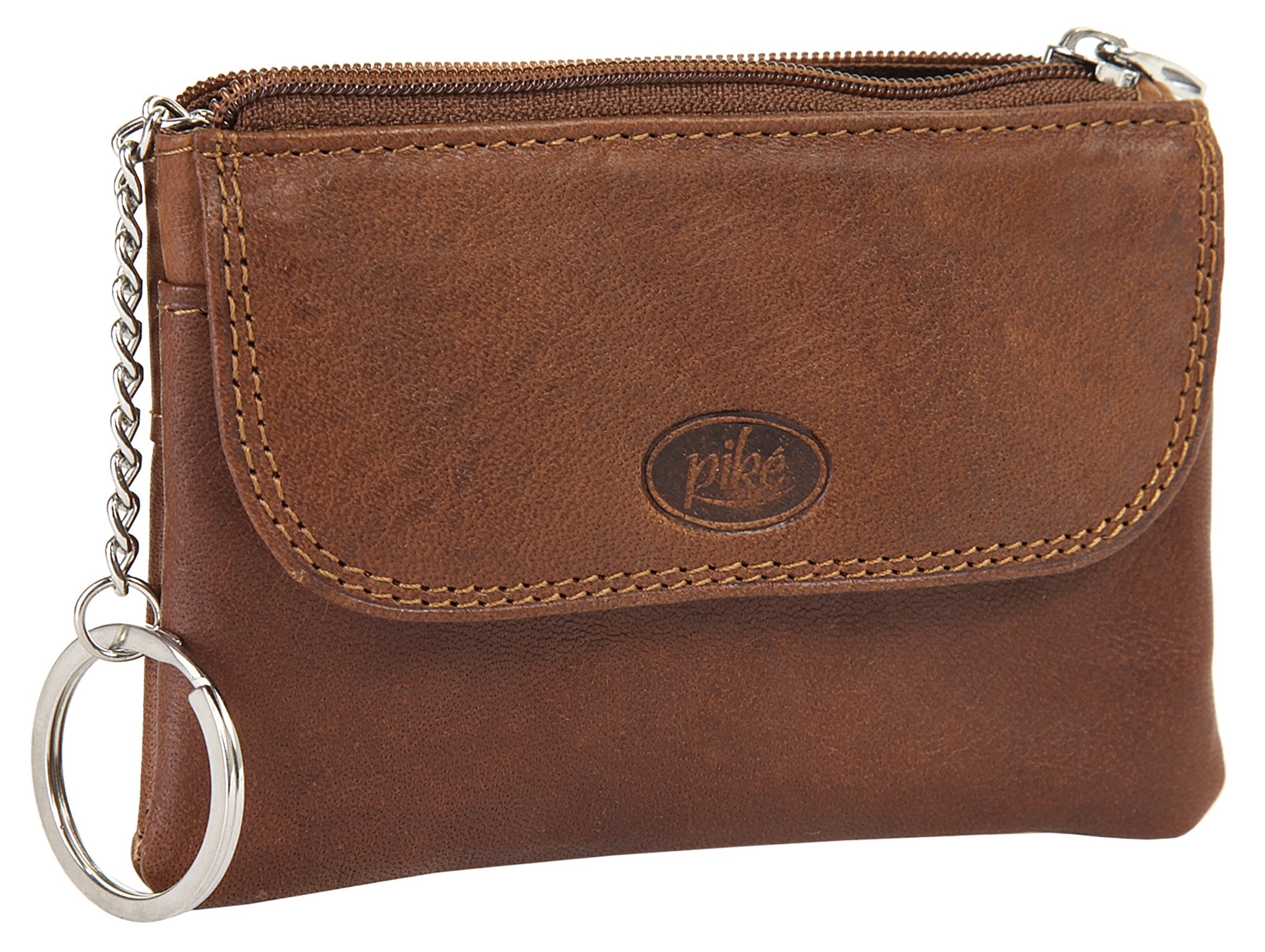 Piké Schlüsseltasche echt Leder, Made in Italy