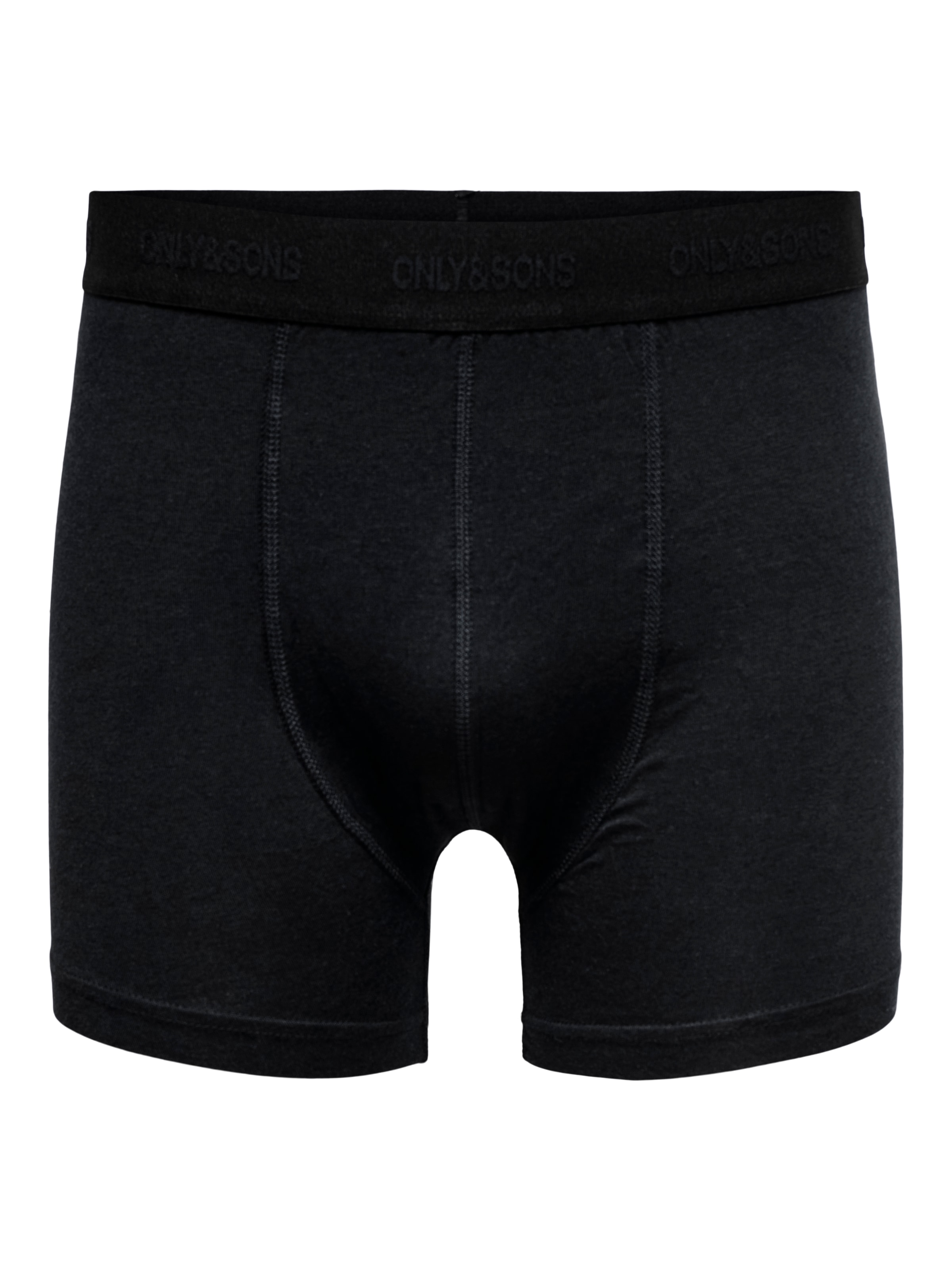 ONLY & SONS Boxershorts »ONSFITZ BAMBOO BOXER LOGO 3-PACK NOOS« Packung, 3 Stk.