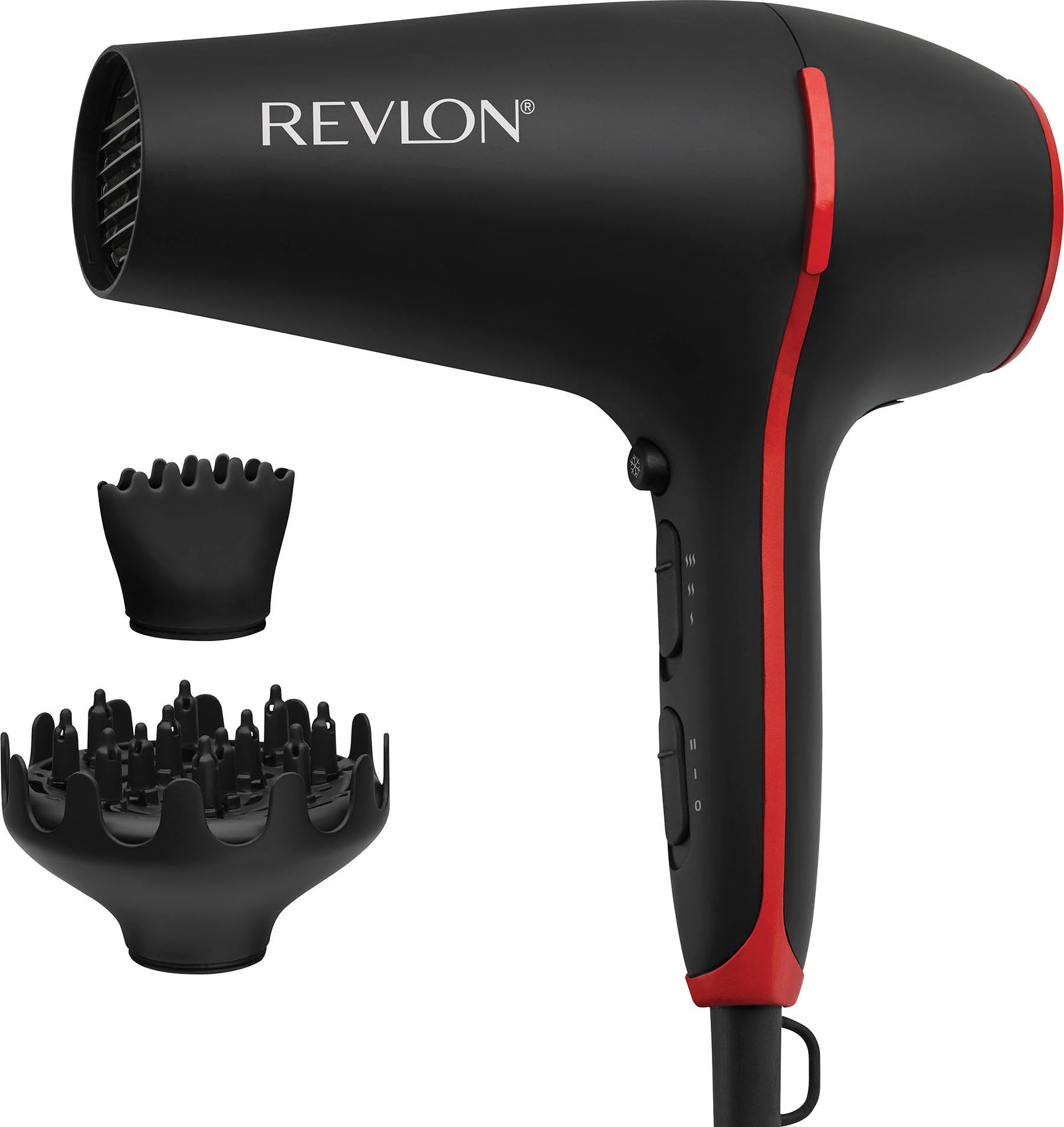 Revlon Ionic-Haartrockner »SMOOTHSTAY RVDR5317«, 2000 W, 2 Aufsätze, Gitter mit dreifacher Keramikbeschichtung und Kokosnussöl-Infusion
