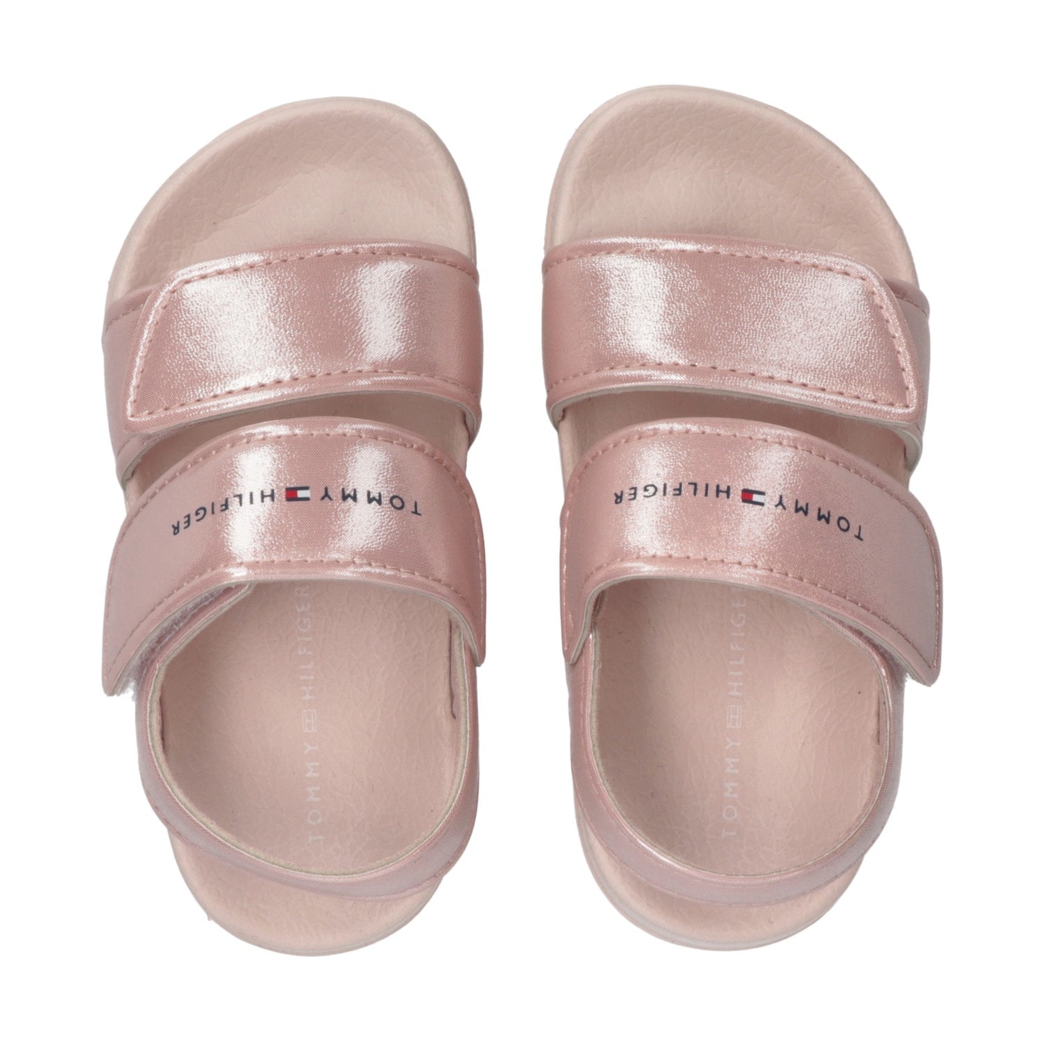 Tommy Hilfiger Badesandale  Badesandale, Klettschuh, Sommerschuh mit Metallic-Schimmer