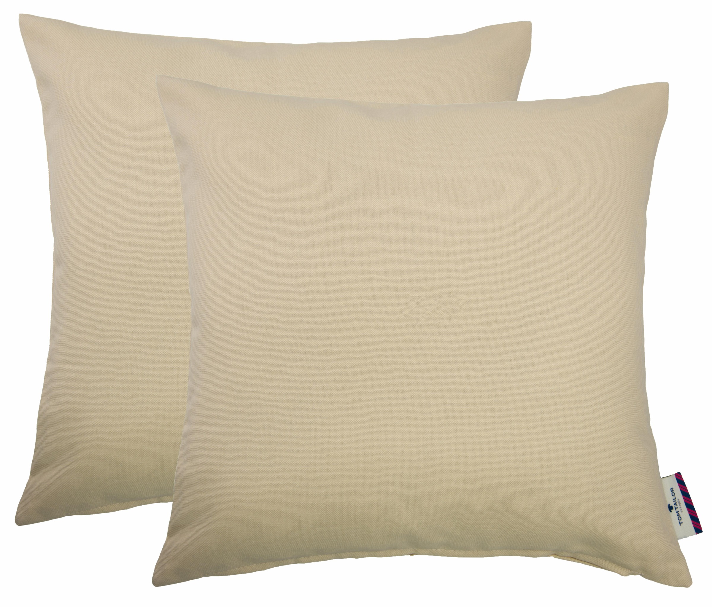 TOM TAILOR HOME Dekokissen »Dove«, unifarben, Kissenhüllen ohne Füllung, 2e günstig online kaufen