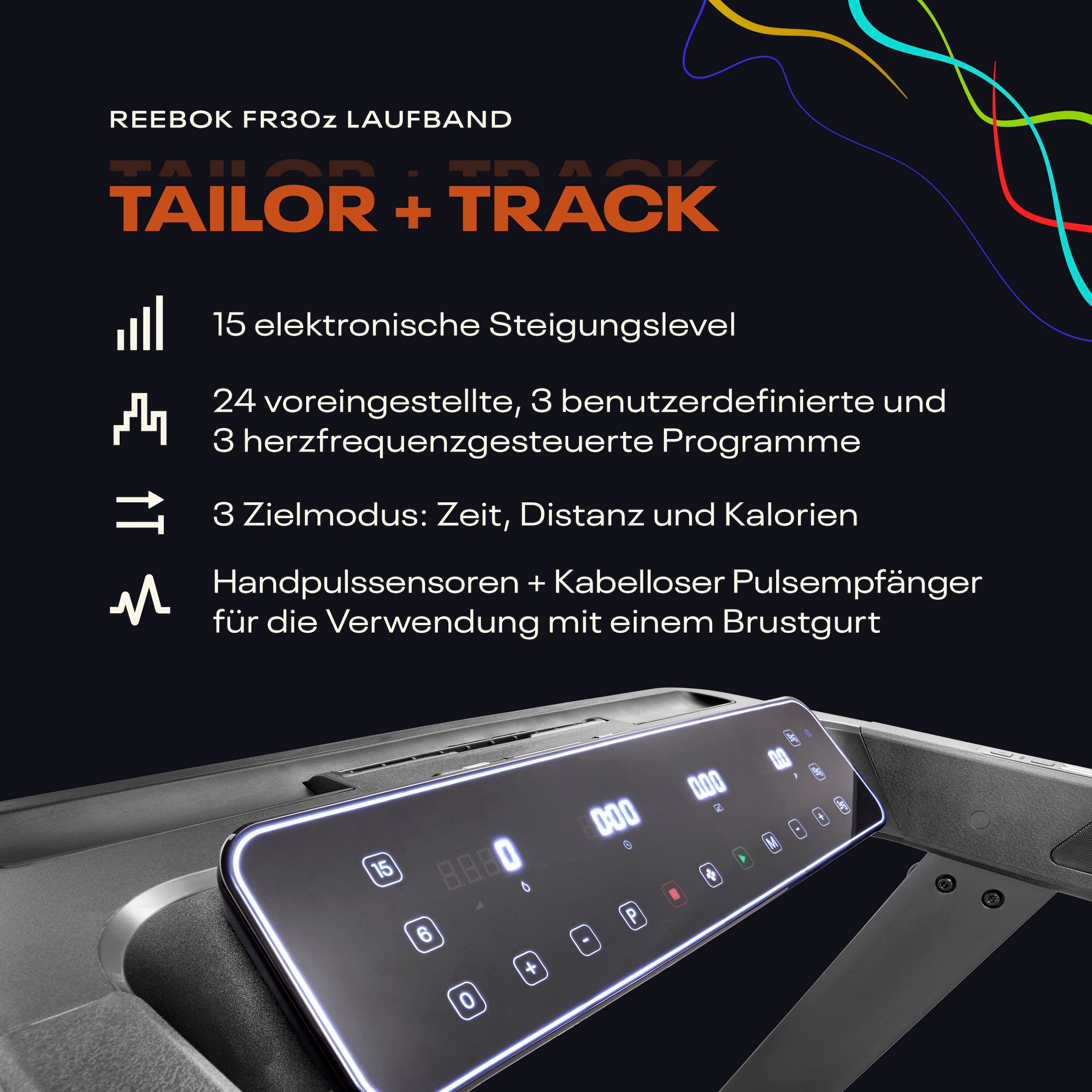 Reebok Laufband »FR30z Floatride« bis max. 20 km/h, mit Steigung, 150 kg max. Benutzergewicht