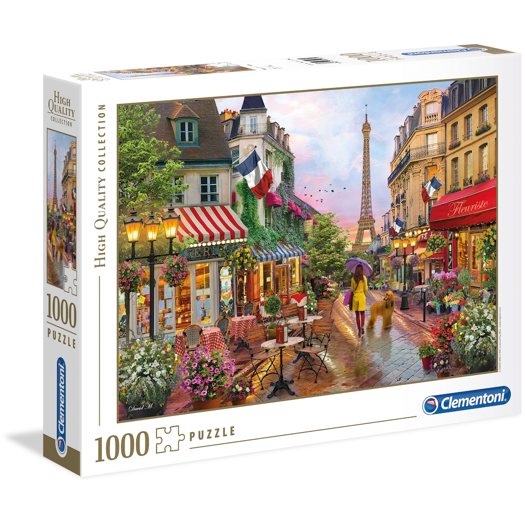 Clementoni® Puzzle »High Quality Collection, Blumen in Paris«