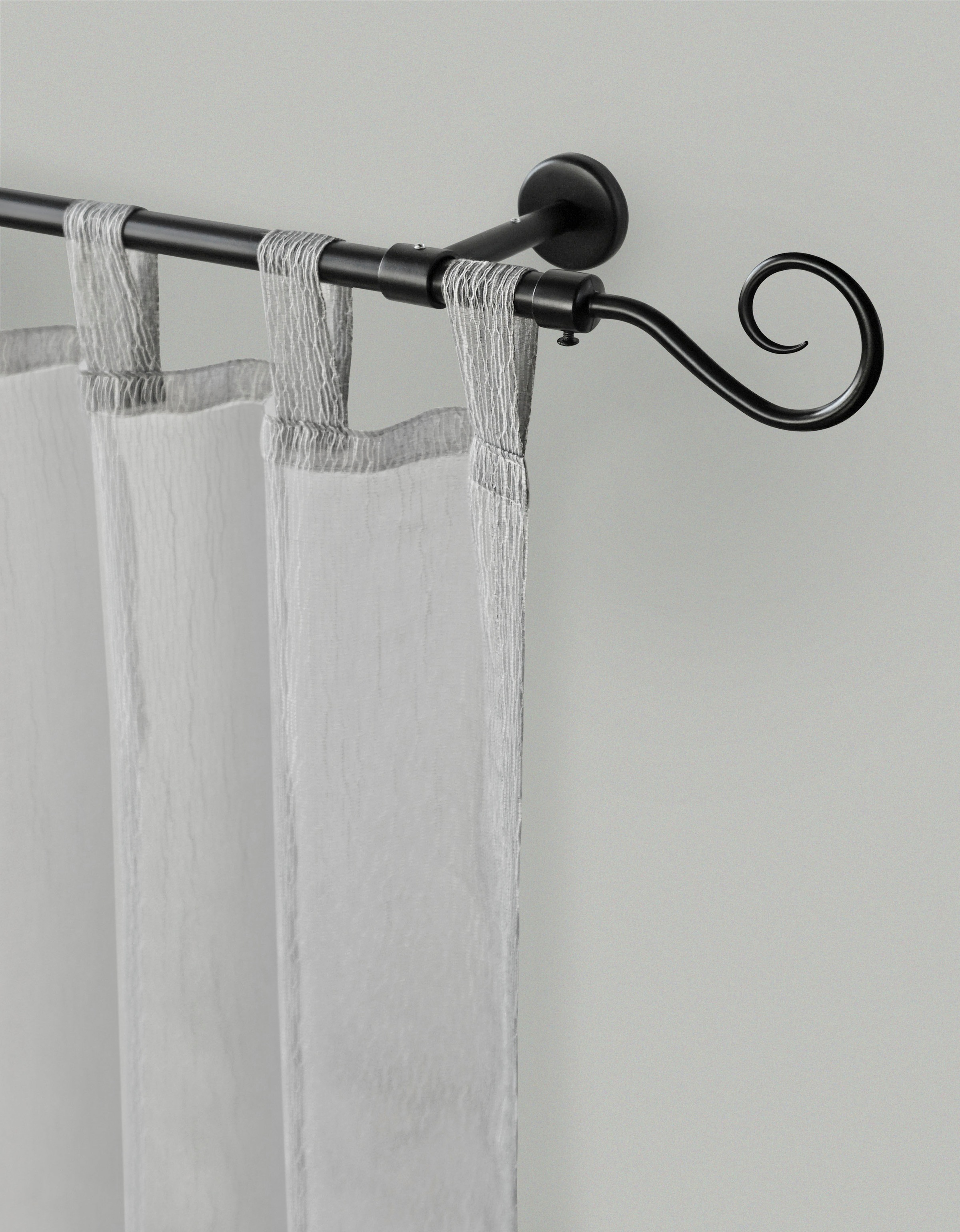 GARESA Gardinenstange »KROKUR« Ø 16 mm 1 läufig-läufig Wunschmaßlänge;Träge günstig online kaufen