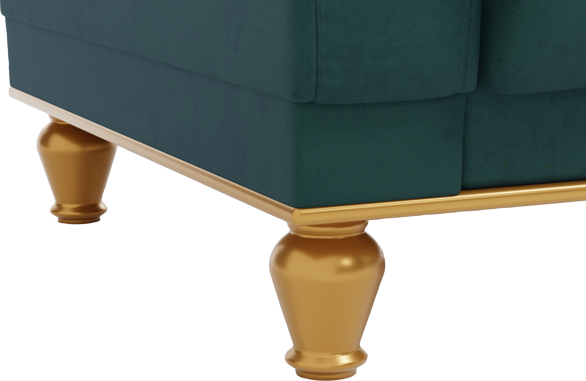 sit&more Ecksofa »Orient 5 L-Form« mit Strass-Stein, wahlweise mit Bettfunktion und Bettkasten