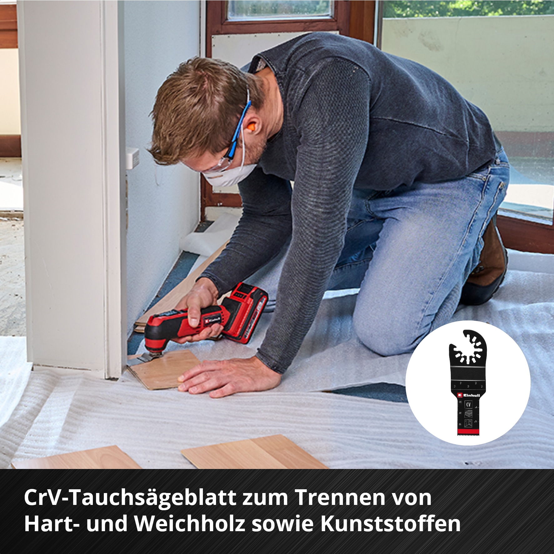 Einhell Tauchsägeblatt, (6 St.), 6-tlg. Multitool-Set