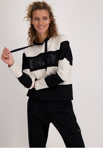 Monari Sweatshirt, mit Blockstreifen und Kapuze kaufen