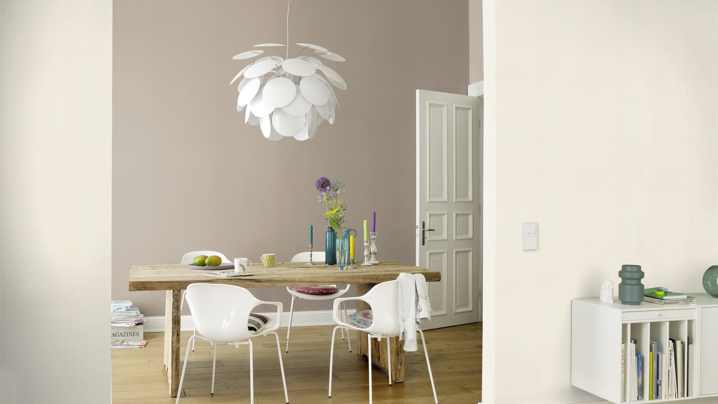 Rasch Vliestapete »Vliestapete Lirirco 555820«, einfarbig, Leinenoptik