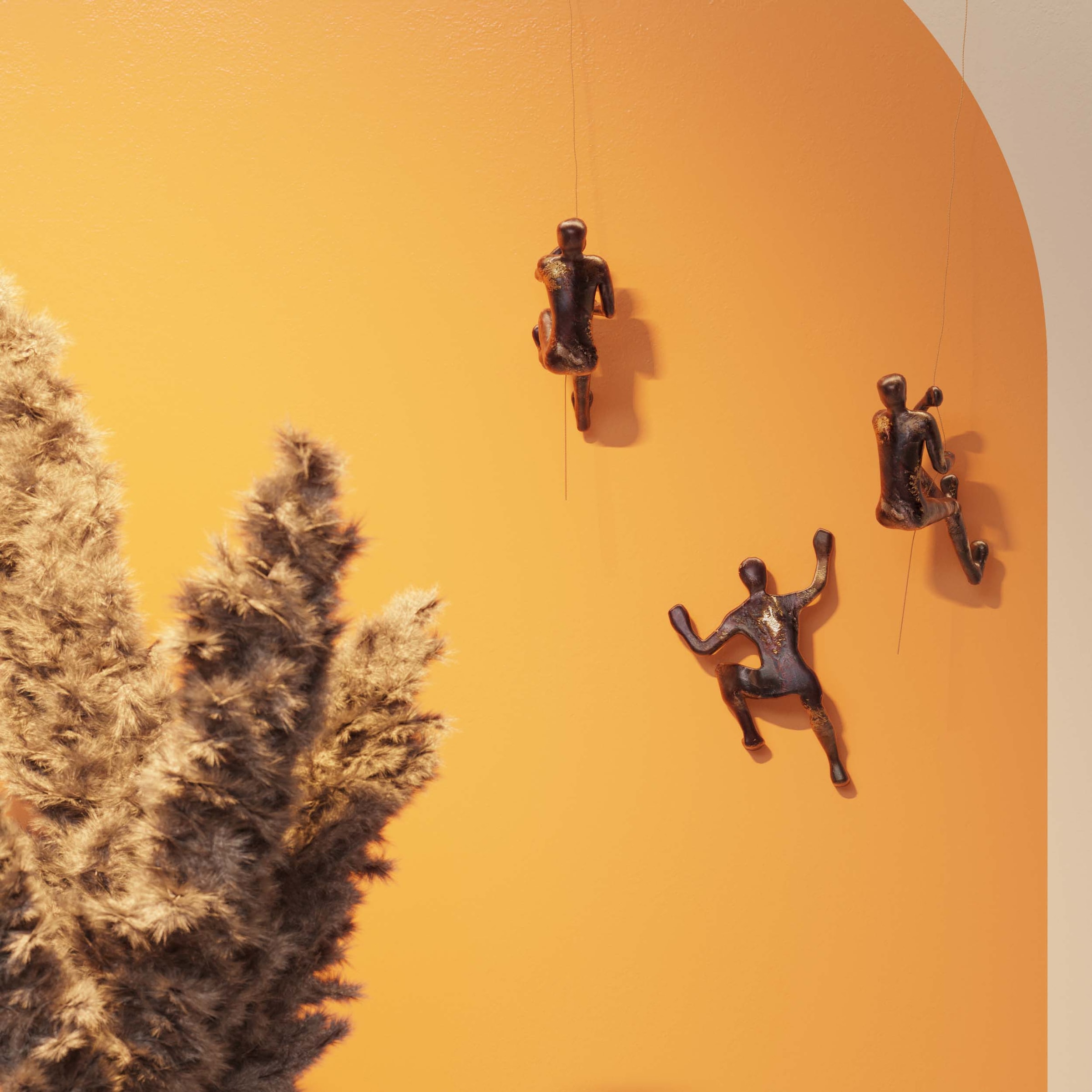 Kare Design Wanddekoobjekt »Climber Rope« aus Polyresin