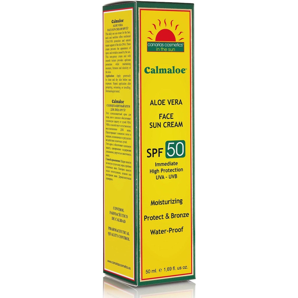 canarias cosmetics Sonnenschutzcreme »Calmaloe Face Sun Cream SPF50«