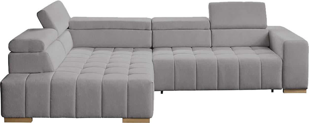 exxpo - sofa fashion Ecksofa »Elianos, hoher Sitzkomfort, aufwendige Kreuzs günstig online kaufen