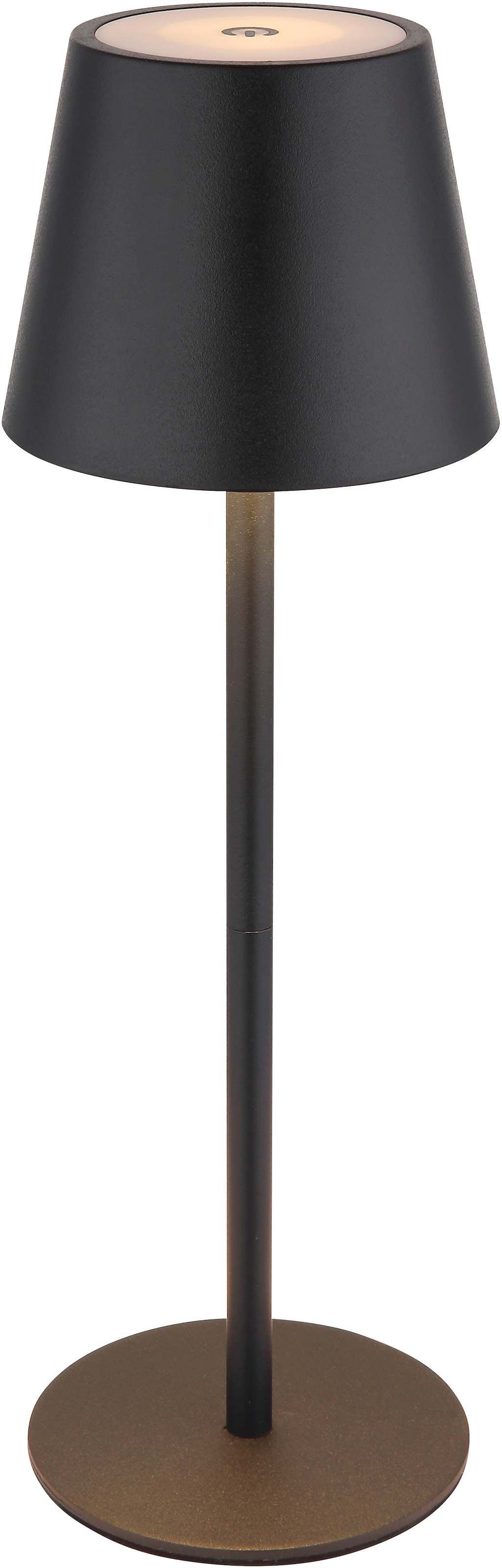 my home LED Tischleuchte »Alia Akkuleuchte inkl. Flaschenaufsatz« LED-Modul 1 Stk. warmweiß - kaltweiß stufenloser Touchdimmer, Farben fixierbar, USB-C, Akkulampe, CCT