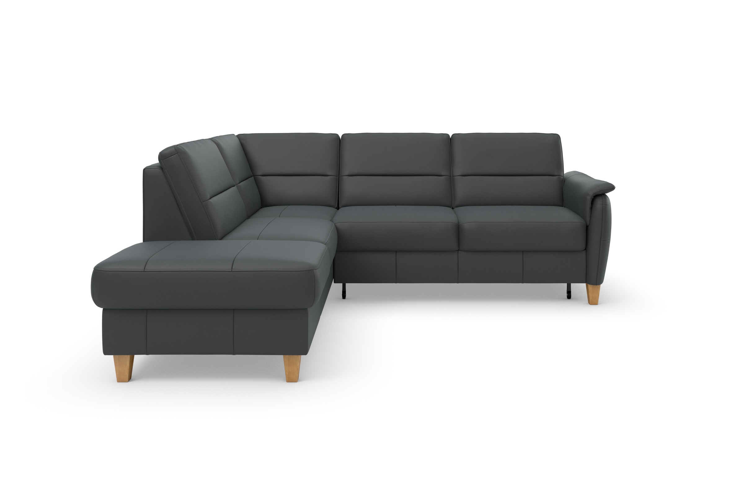 Home affaire Ecksofa »Palmera L-Form«, Federkern, wahlweise mit Bettfunktio günstig online kaufen