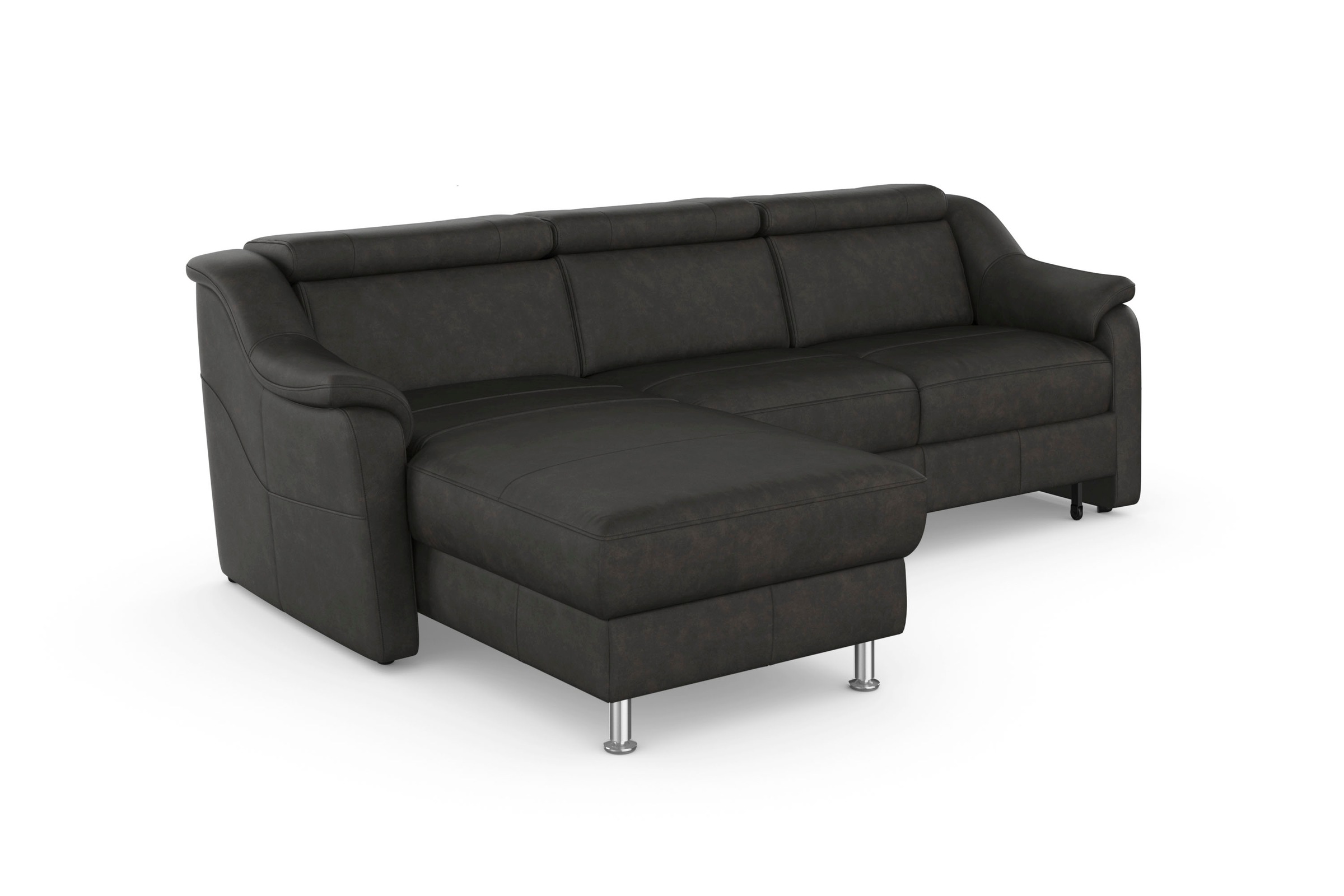 sit&more Ecksofa »Freetown L-Form«, inklusive Kopfteilverstellung und komfortablem Federkern