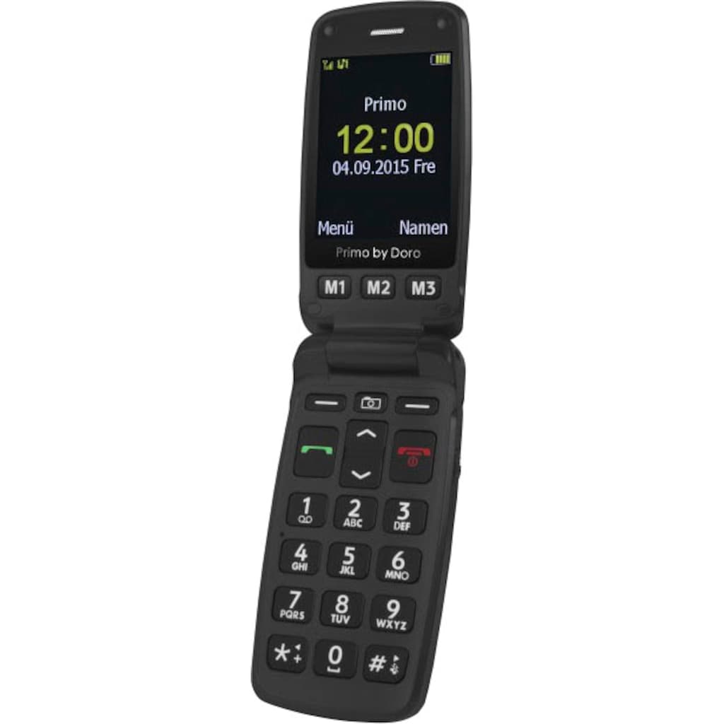 Doro Handy »Primo 406«, schwarz, 6,1 cm/2,4 Zoll