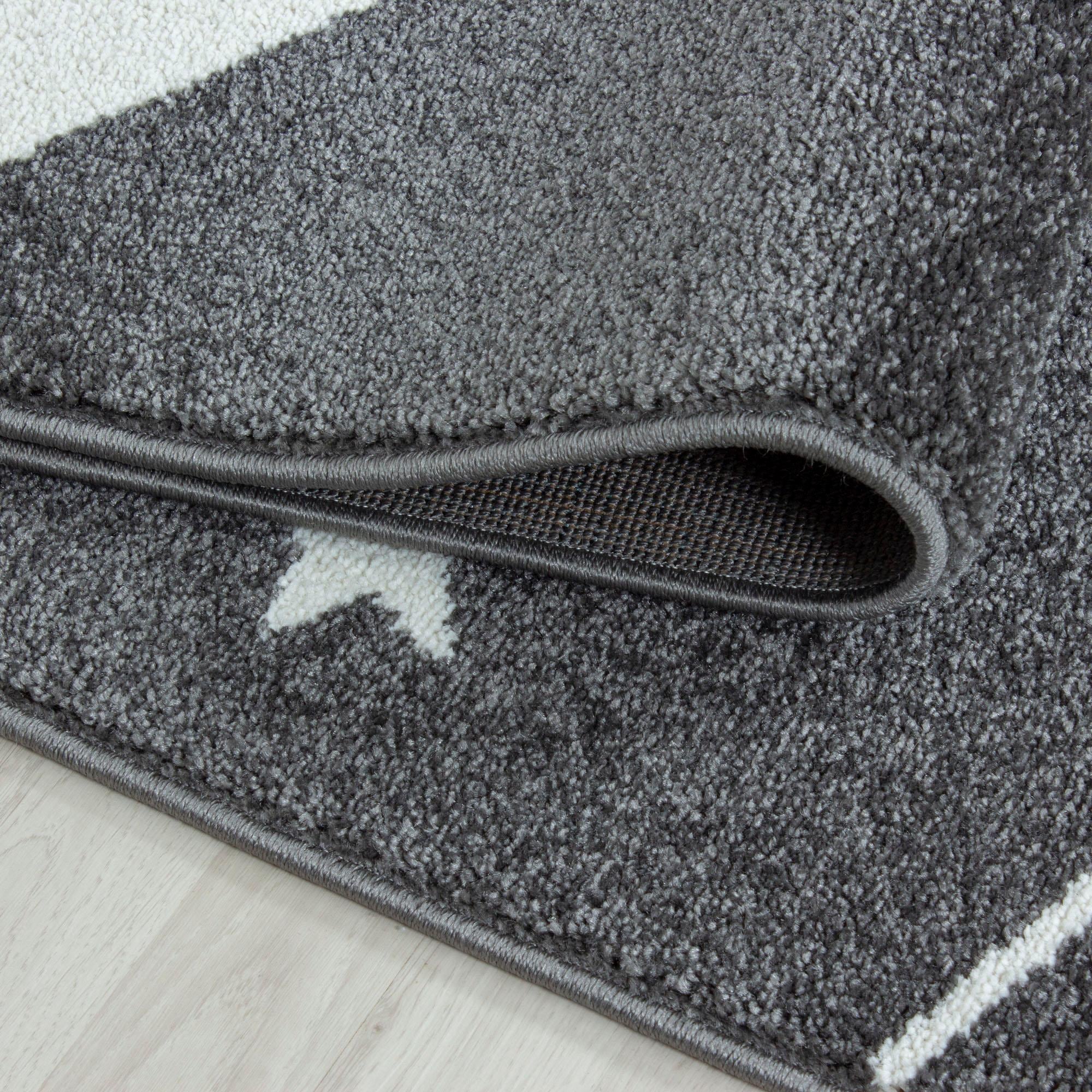 Ayyildiz Teppiche Kinderteppich »Kids 610«, rechteckig, 12 mm Höhe, auch in rund, Motiv Sterne, Kurzflor