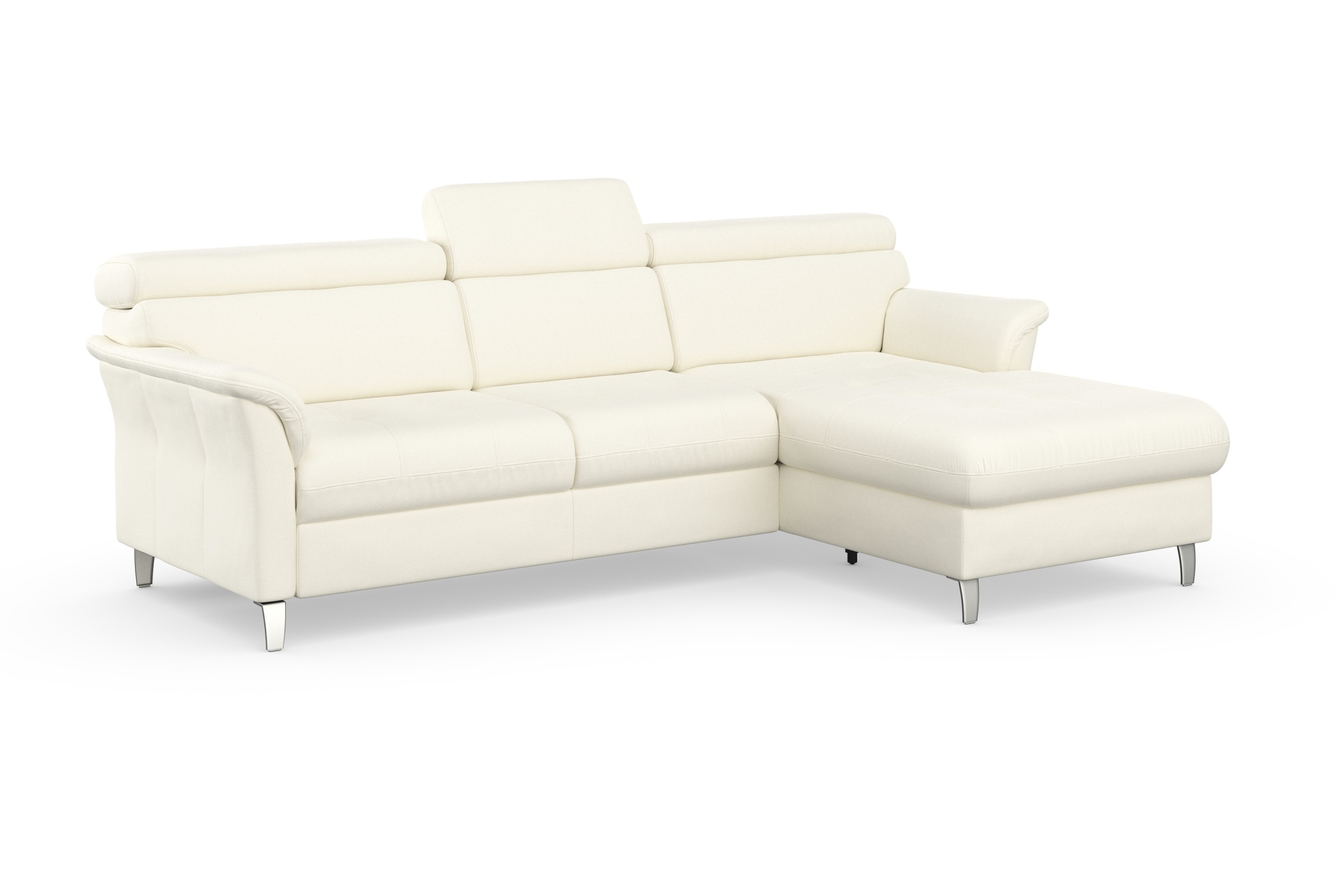 sit&more Ecksofa »Marano L-Form«, inklusive Kopfteilverstellung, wahlweise mit Bettfunktion, Bettkasten