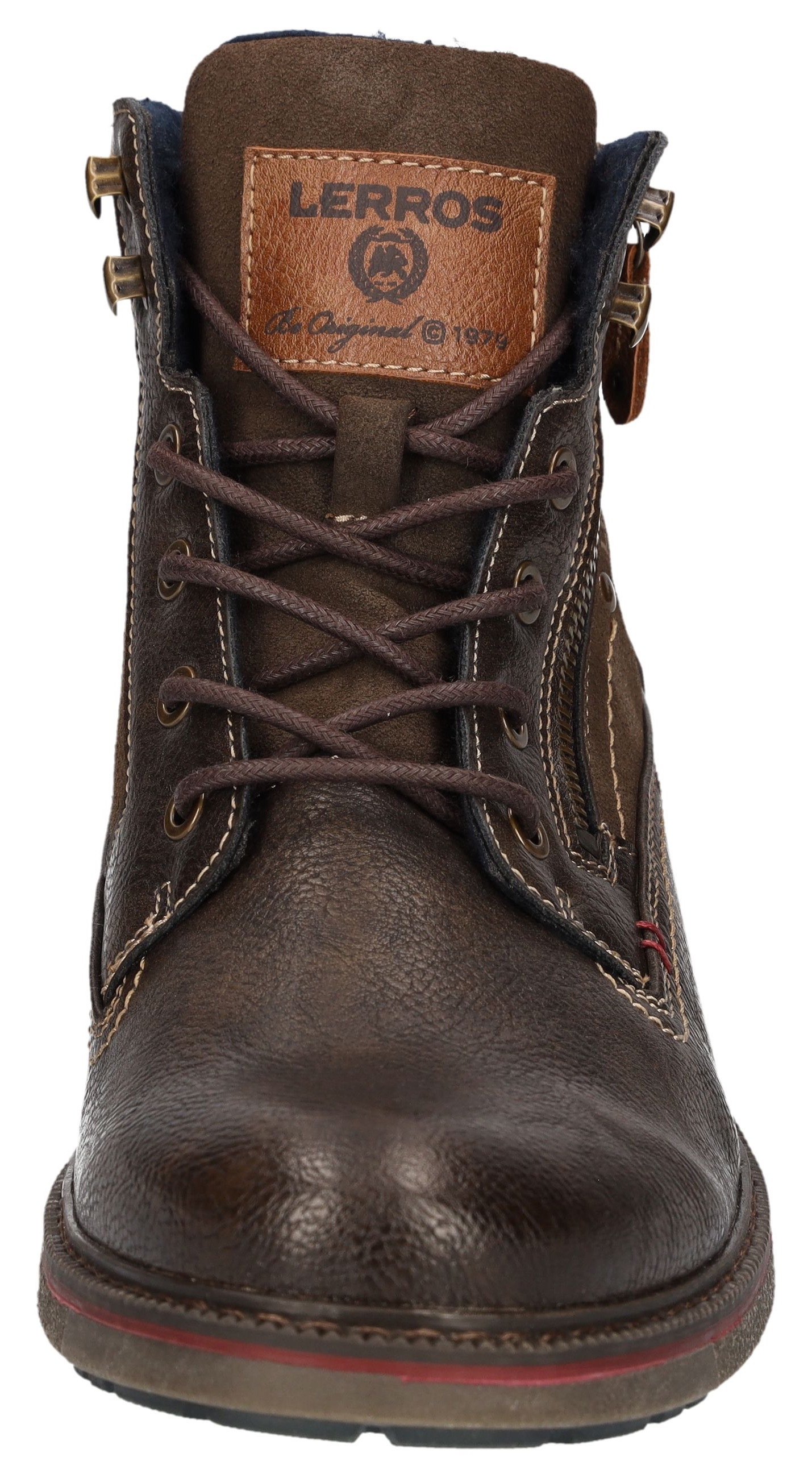 LERROS Schnürboots, Schnürboots, mit seitlichem Reißverschluss