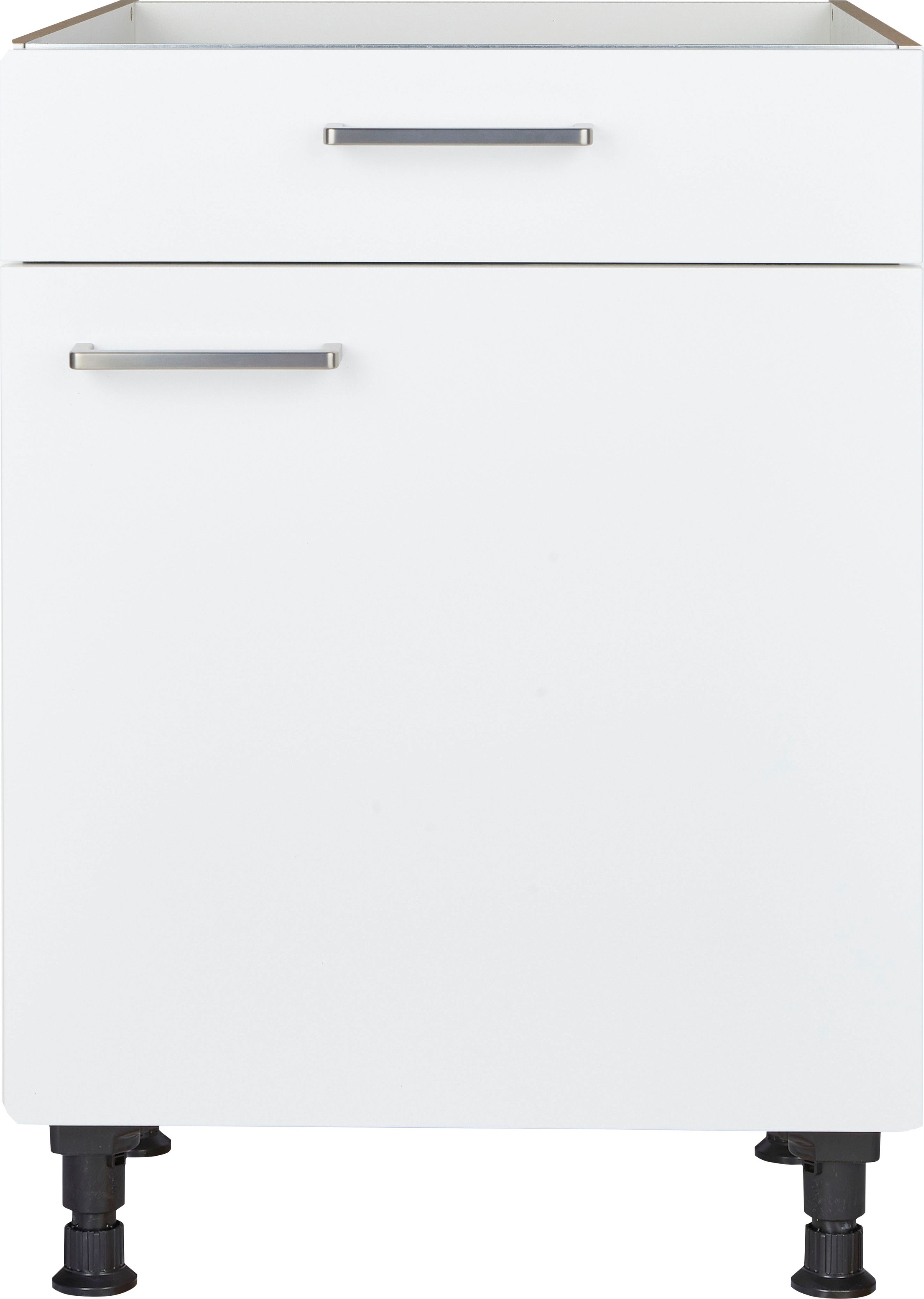 nobilia® Kochfeldumbauschrank »"Touch", mit Schukasten und Tür, Ausrichtung wählbar«, vormontiert, Breite 60 cm