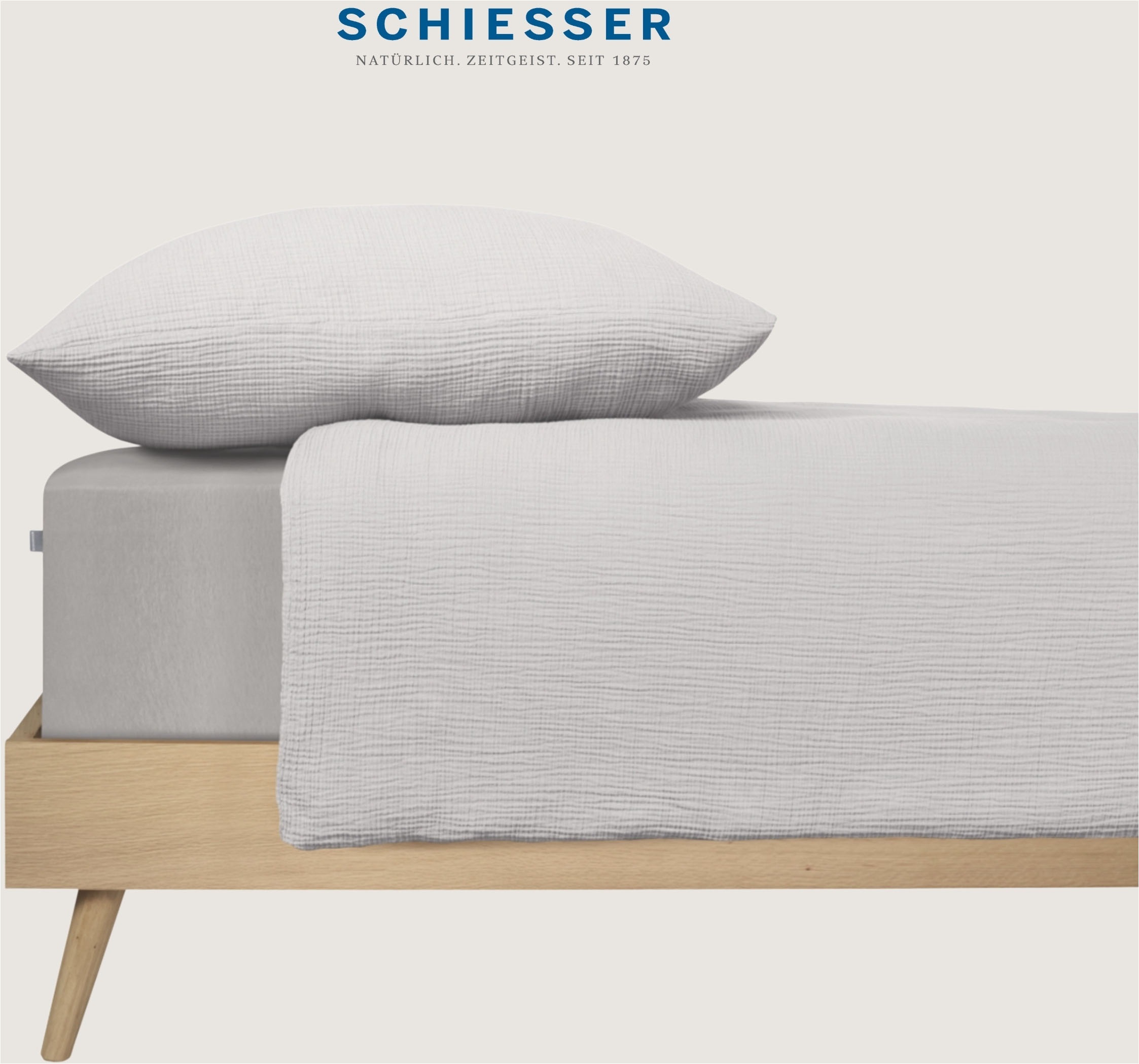 Schiesser Spannbettlaken »Flexi aus 95% Baumwolle und 5% Elastahan in Premi günstig online kaufen