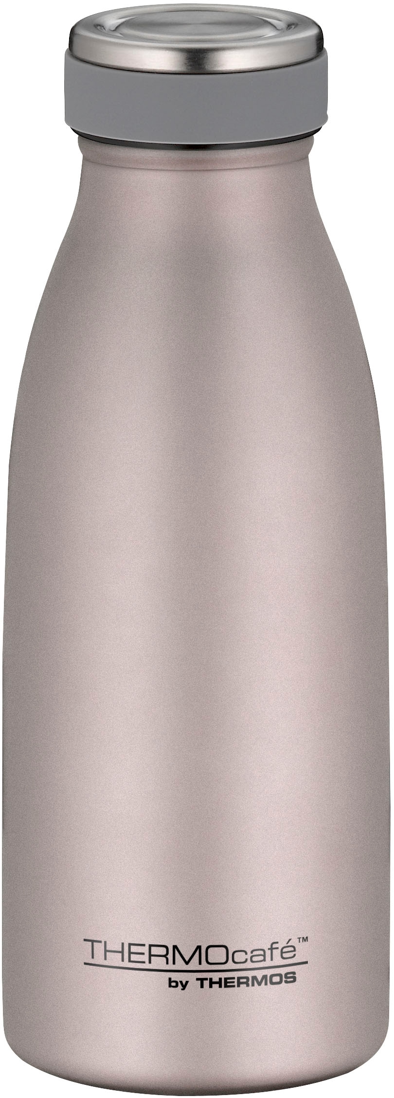 THERMOcafé Isolierflasche »TC BOTTLE, aus doppelwandigem Edelstahl, spülmaschinenfest« gummierter Drehverschluss, absolut dicht bei Kohlensäure