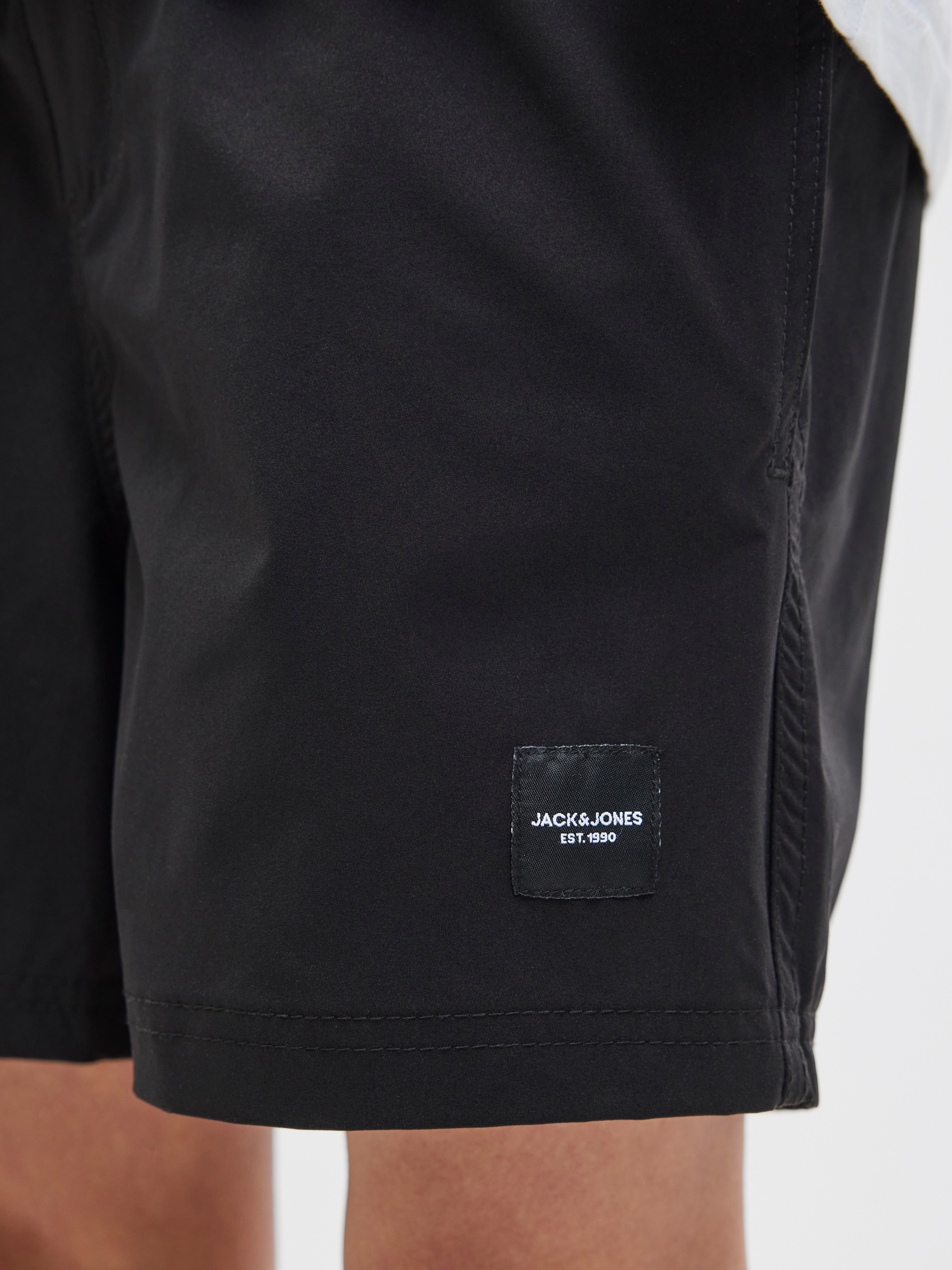 Jack & Jones Junior Badeshorts »JPSTMAUI mit Double Layer Optik und Kordelzug«, unifarben, modisch, regular fit, Web