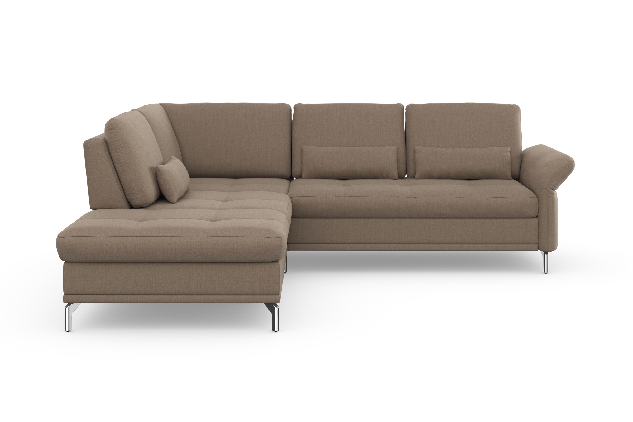 Home affaire Ecksofa »Palm Beach L-Form« Federkern, mit Sitztiefenverstellu günstig online kaufen