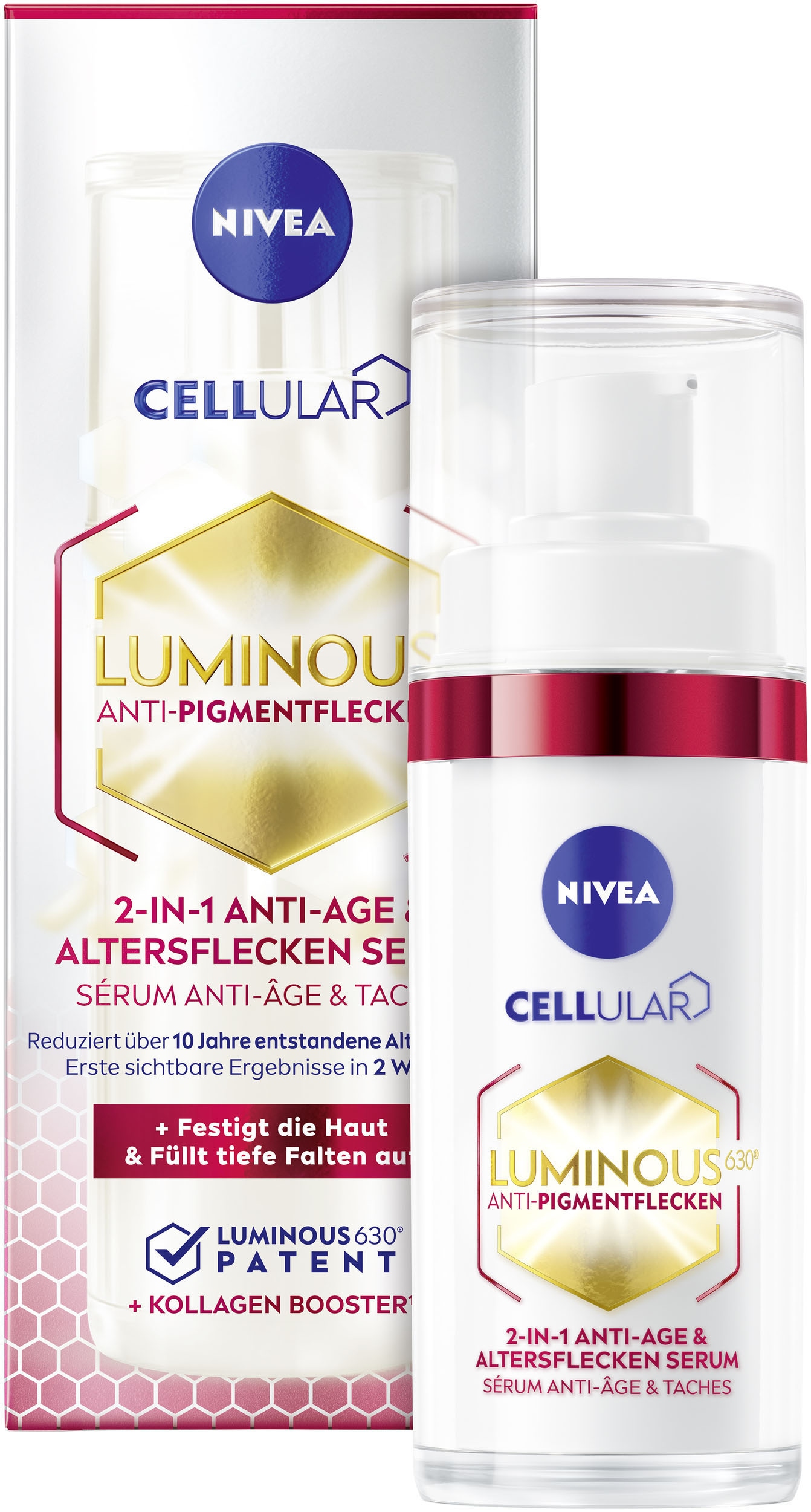 Nivea Gesichtsserum »LUMINOUS630 Anti-Pigmentflecken & Altersflecken Serum«