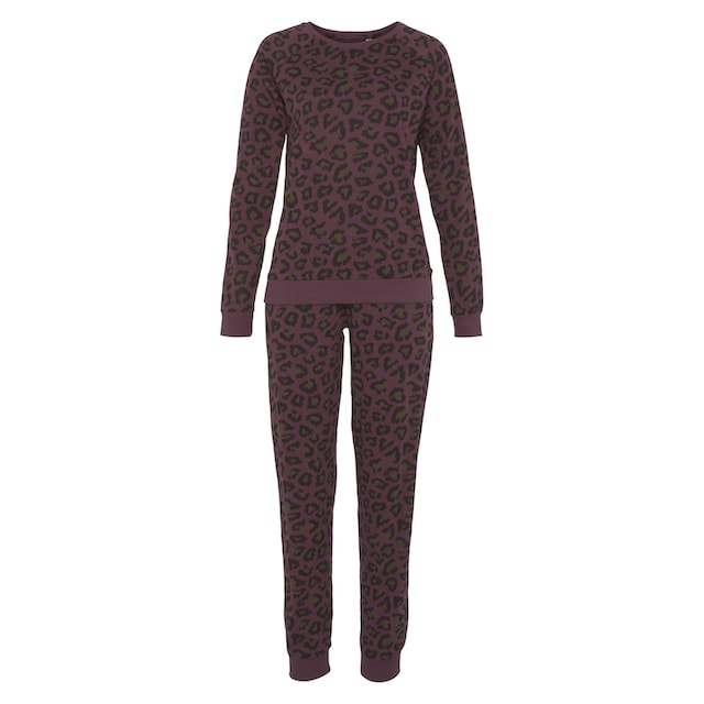 Vivance Dreams Pyjama, (2 tlg.), mit tonalem Animalprint online bestellen